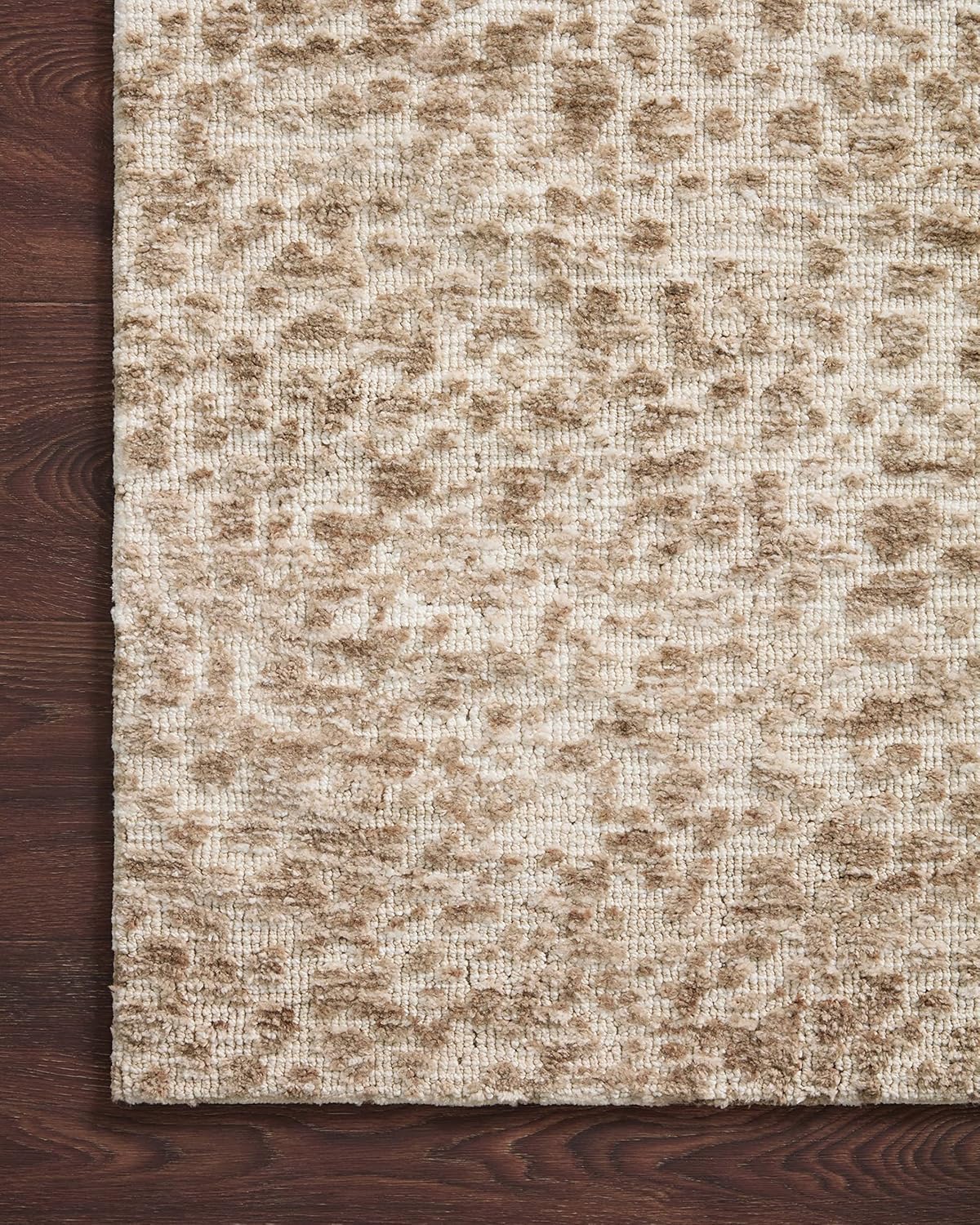 Loloi II Neda Collection NED-02 – Alfombra decorativa de transición de 2 pies y 3 pulgadas x 3 pies y 9 pulgadas, color marfilarena