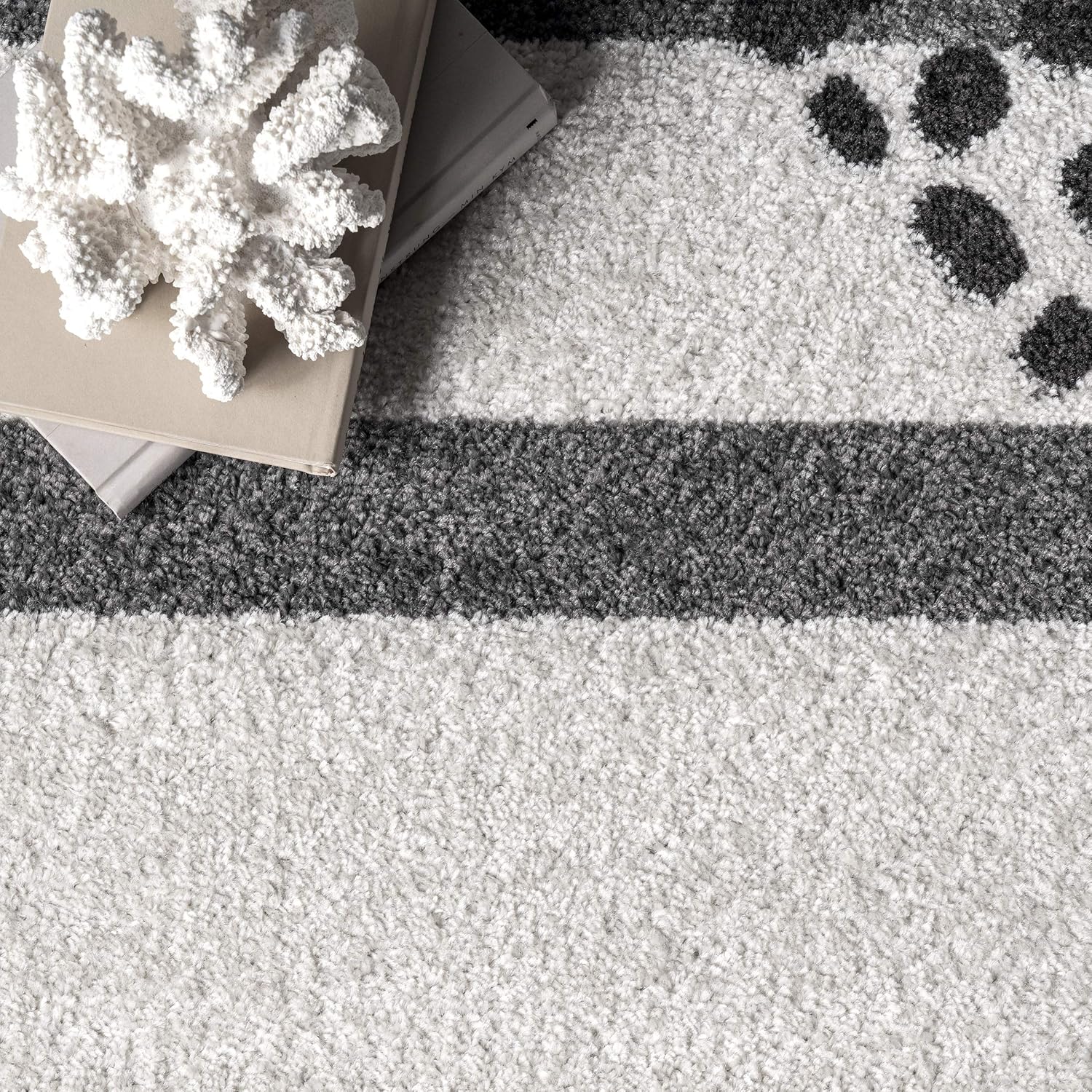 nuLOOM Minnie Coastal – Alfombra rectangular de estrella de mar, 2 x 6 pies, color beige