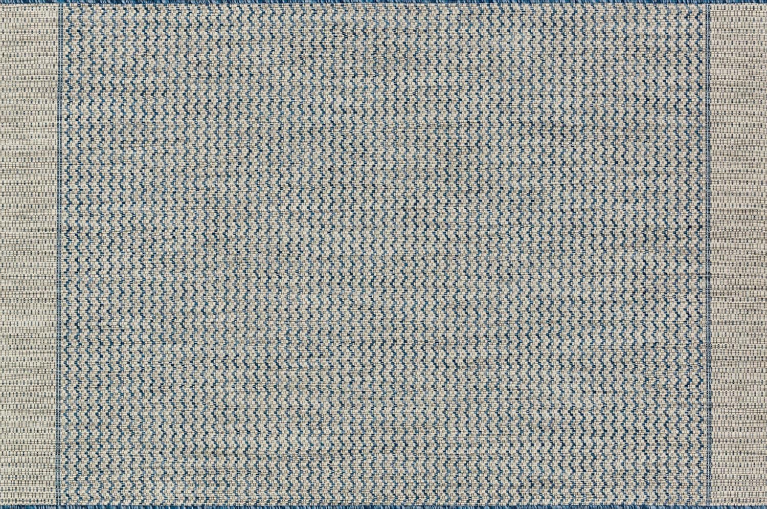 Loloi Isle Collection IE-03 – Alfombra decorativa de 3 pies 11 pulgadas x 5 pies 10 pulgadas, grisazul