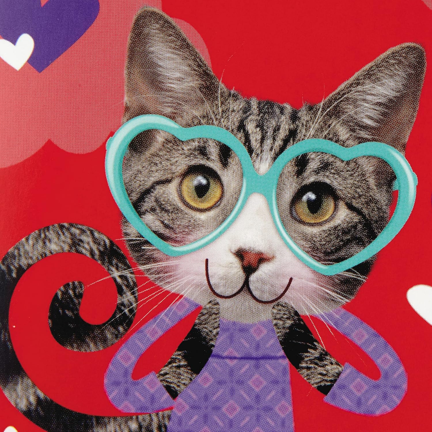 Hallmark Tarjetas de San Valentín y calcomanías para la escuela de niños, cachorros y gatitos (24 aulas de San Valentín con sobres)
