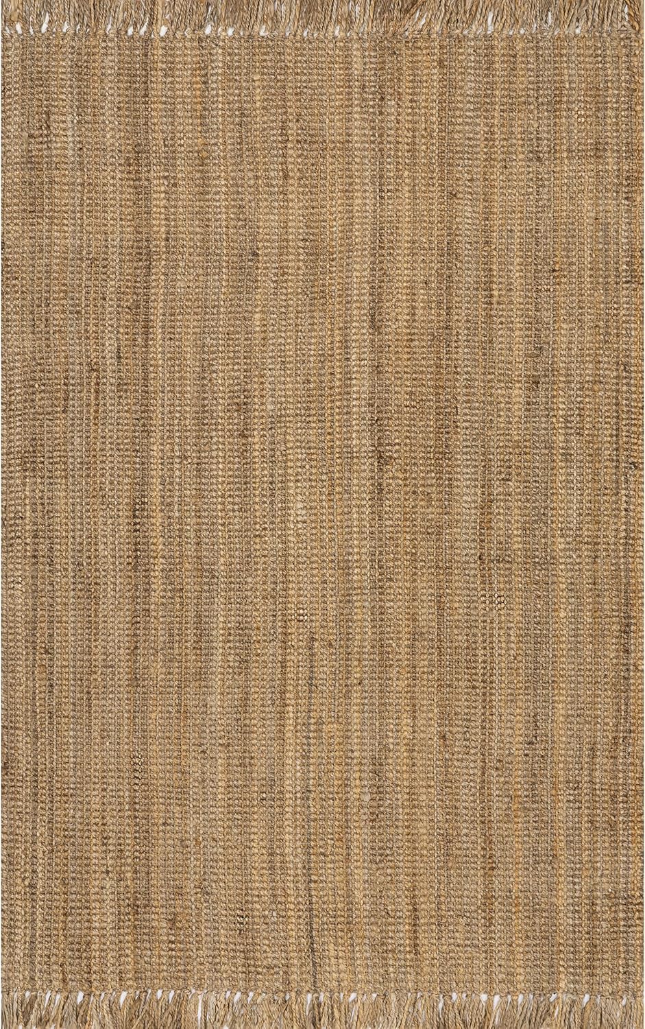 nuLOOM – Alfombra gruesa de yute Daniela Farmhouse de fibra natural, ecológica, hecha a mano, dormitorio, sala de estar, comedor