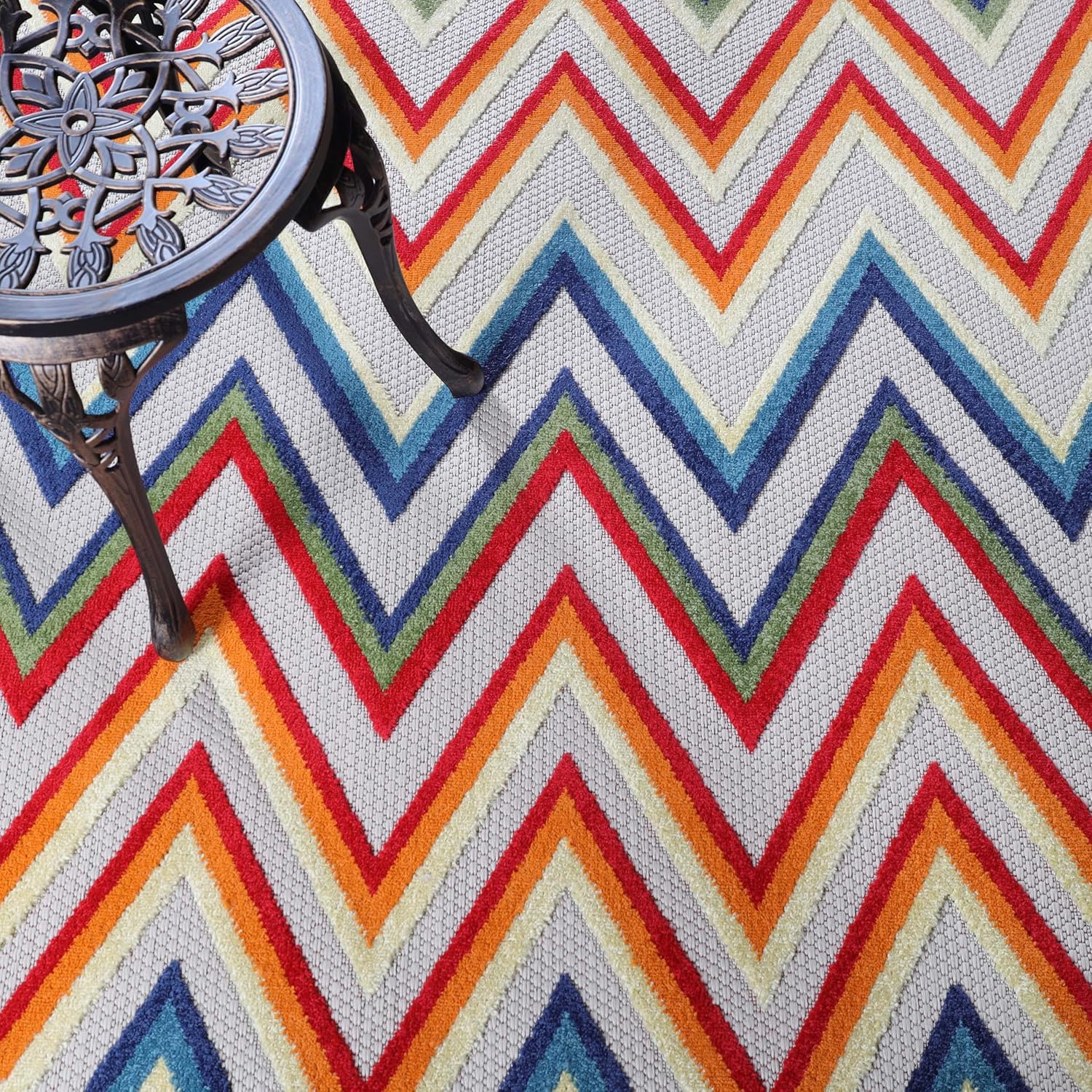 Superior Alfombra moderna de estilo bohemio para interiores y exteriores, perfecta para patio, dormitorio, cocina, lavandería, entrada, oficina,