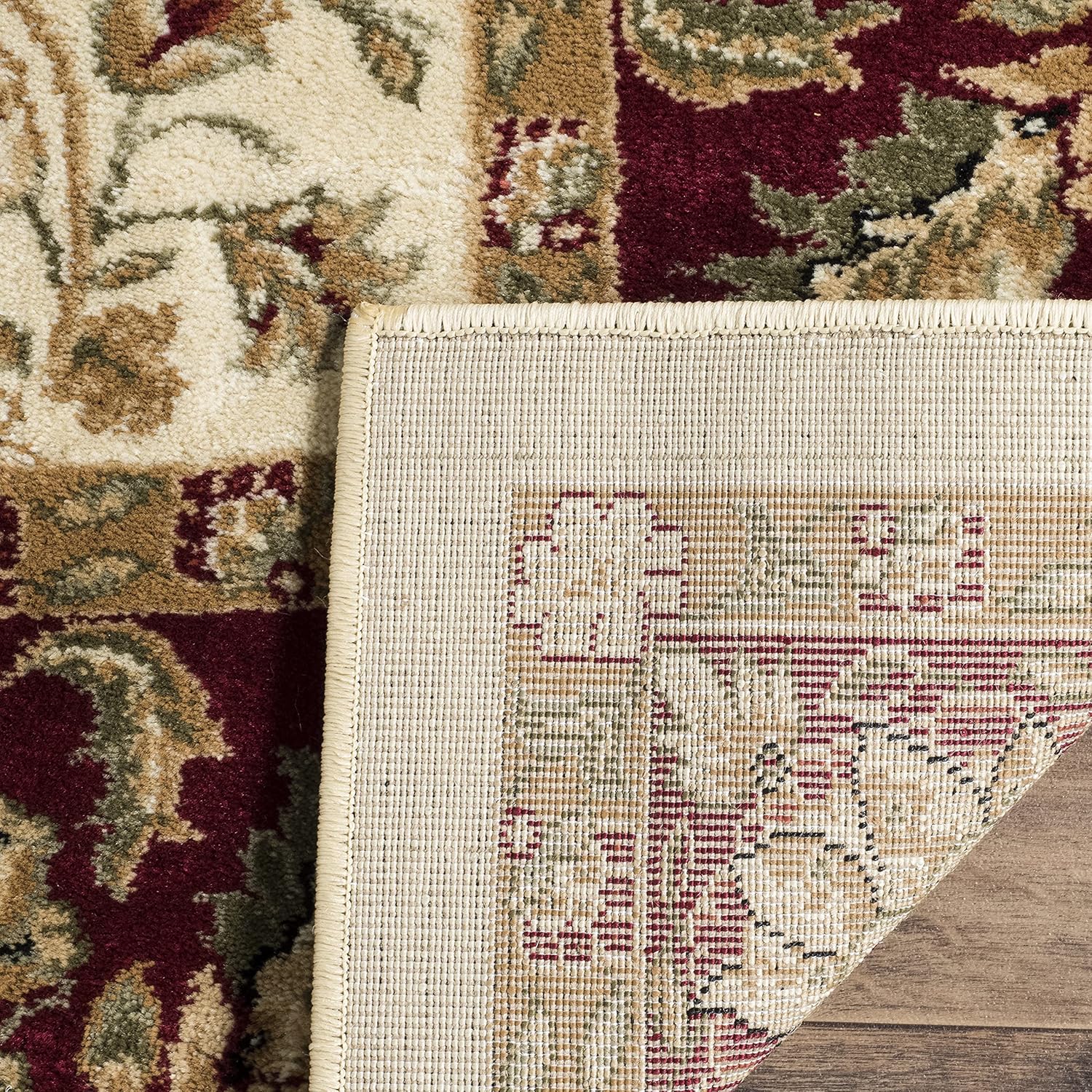 SAFAVIEH Lyndhurst Collection LNH215A – Alfombra cuadrada de 8 pies, diseño tradicional oriental que no desprende pelusa, para sala de estar,