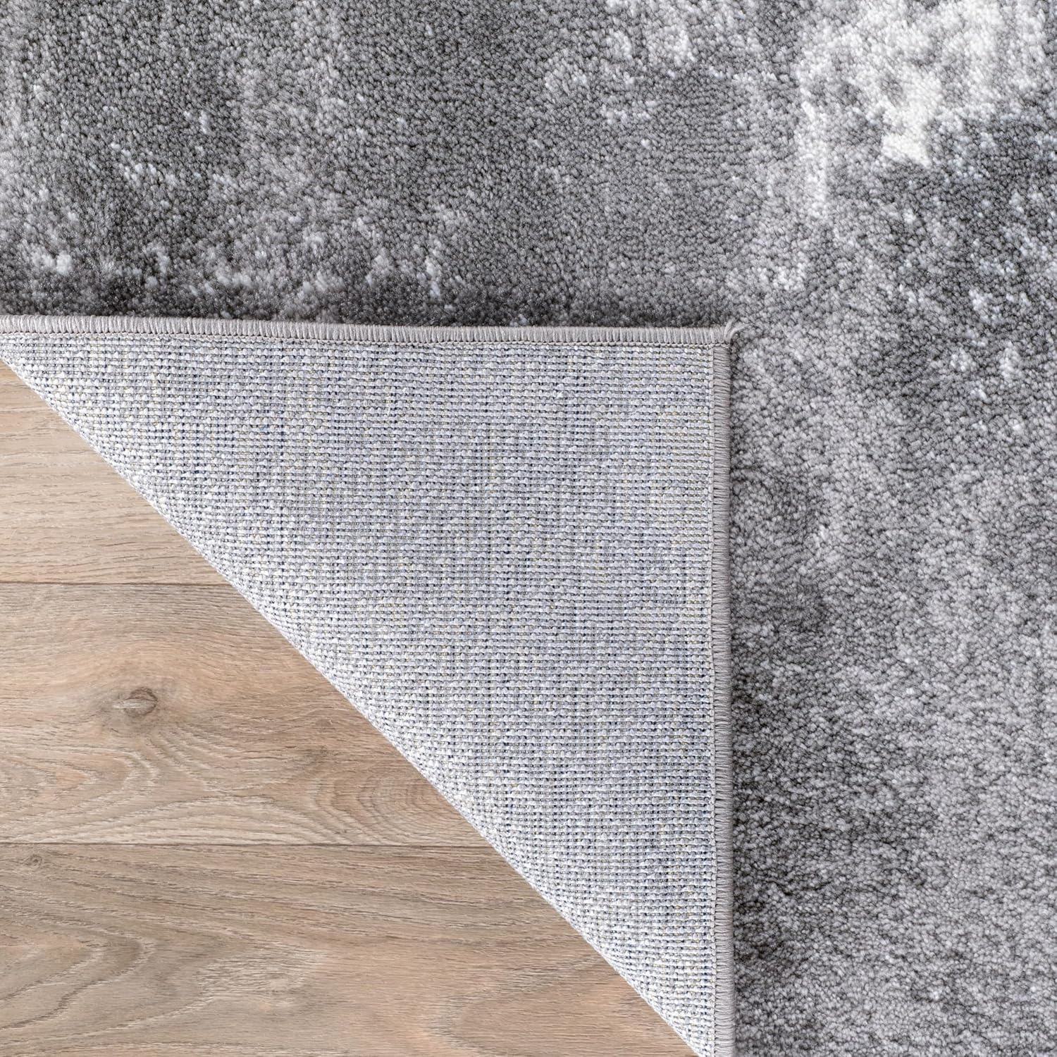 Rugshop – Alfombra abstracta envejecida de acuarela, 2pies x 3pies, gris