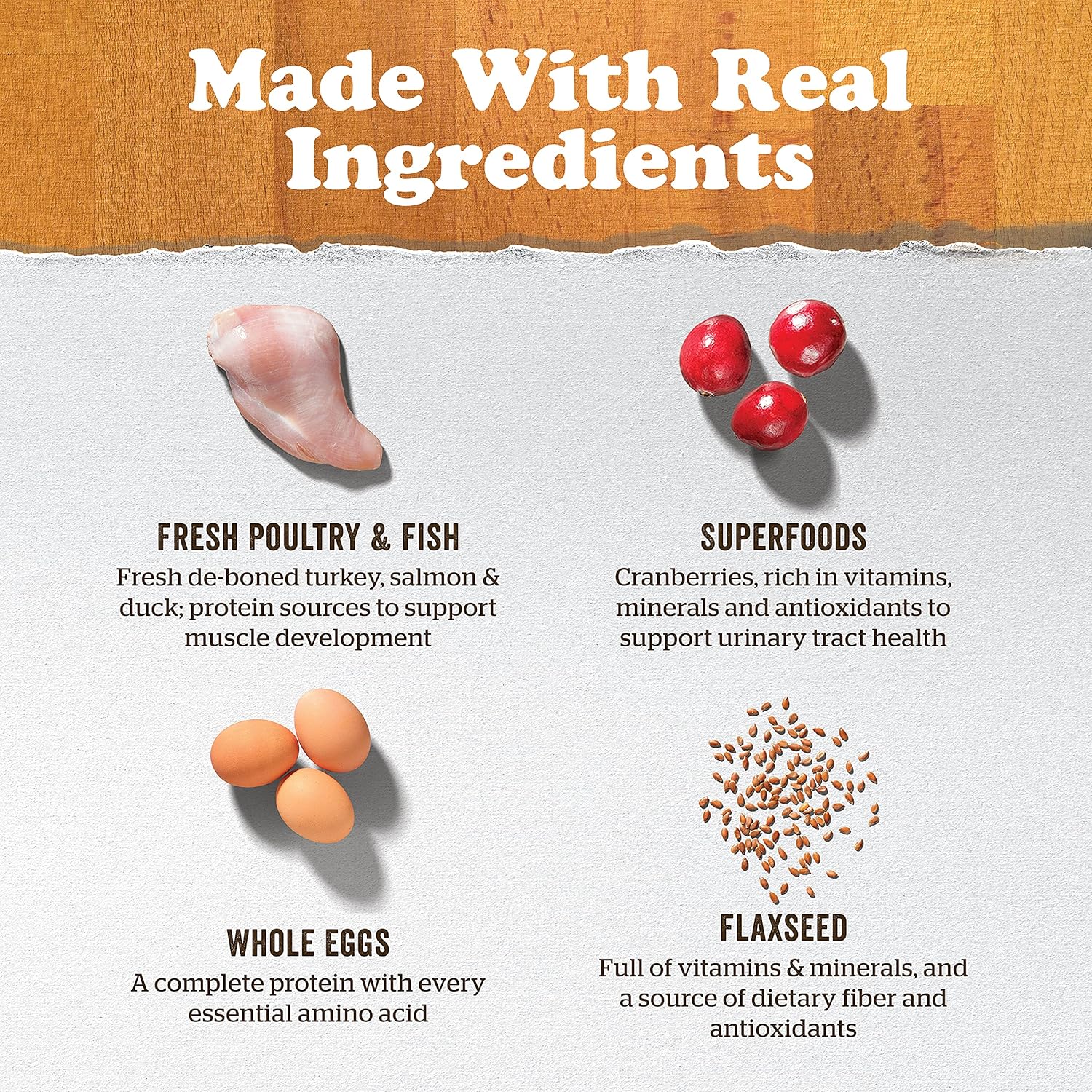 Now Fresh Alimento para gatos sin granos, 3 libras, receta de comida seca para gatos adultos con carne real y pescado para proteínas