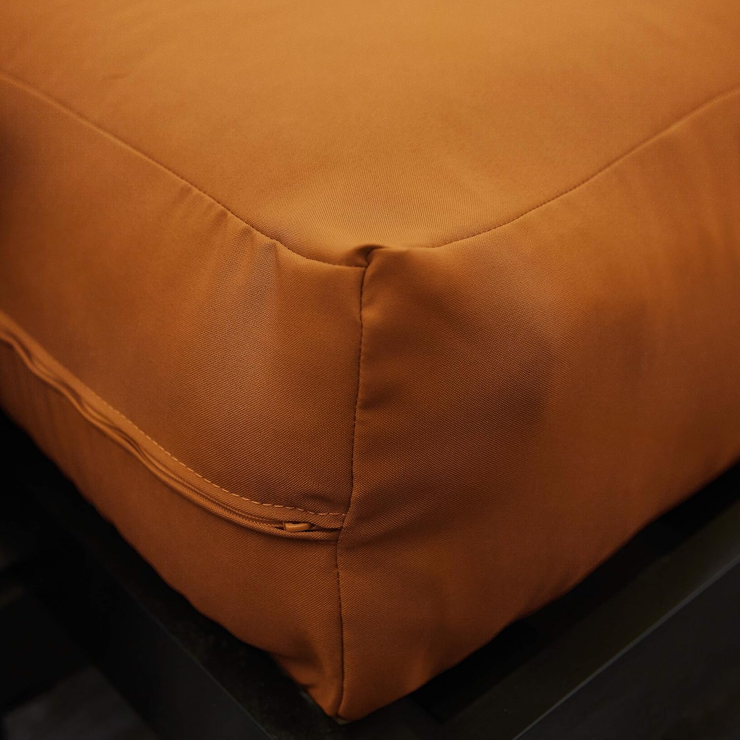 Trupedic x Mozaic – Colchón futón estándar de 8 pulgadas tamaño Queen (marco no incluido), naranja canela básico, ideal para habitaciones de niños o