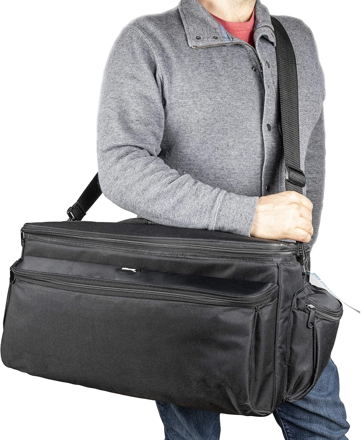 Ultimax – Bolsa extra grande y resistente al agua compatible con videocámaras y accesorios para Panasonic AG-AC160, AC30, AC90A, AC130A, AF100,