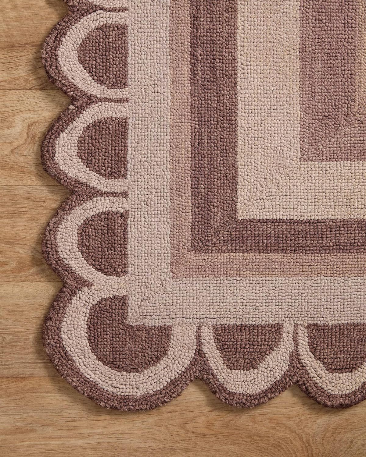 Loloi Justina Blakeney x Loloi Buena Onda Collection BUE-02 – Alfombra de área de 7 pies 9 pulgadas x 9 pies 9 pulgadas, arcillarubor