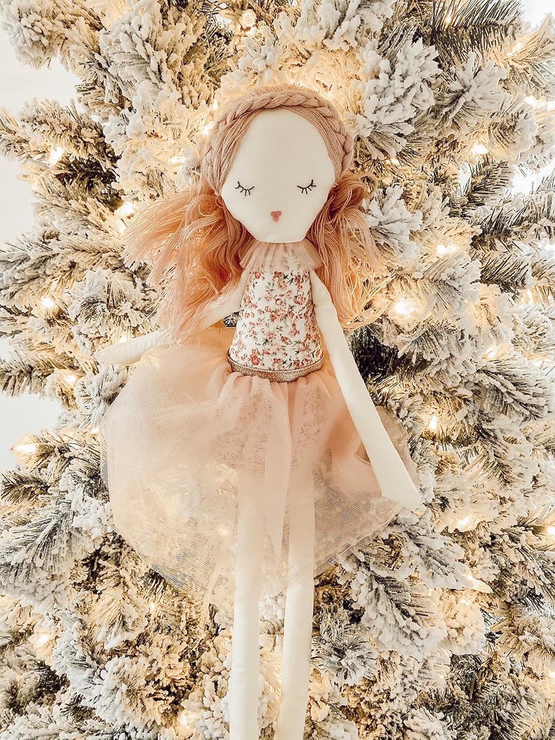 MON AMI Muñeca de peluche suave de diseño perfumado de rosas, 10 pulgadas, divertido juguete de peluche adorable para niños de todas las edades, uso