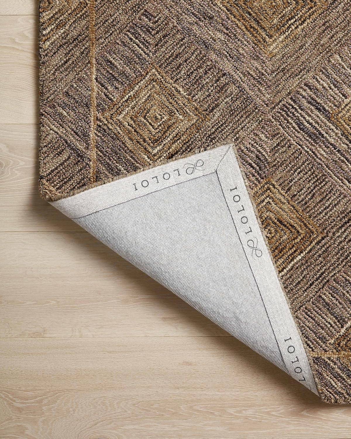 Loloi II Varena Collection VAR-04 – Alfombra decorativa de ciruelaoro de 2 pies y 3 pulgadas x 3 pies 9 pulgadas