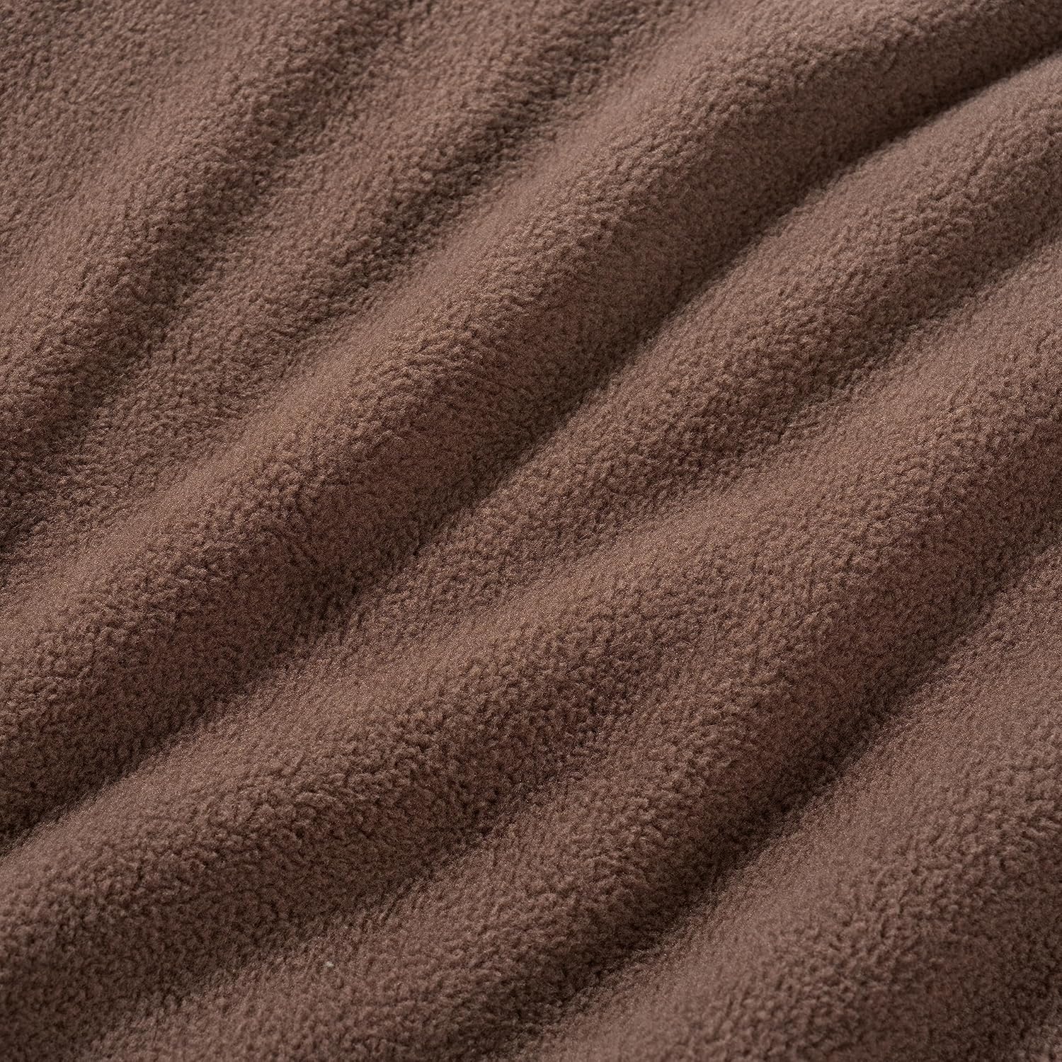 Berkshire Blanket Manta de microforro polar de tamaño individual, color gris pardo, ligera, suave y transpirable, manta de microforro polar de felpa