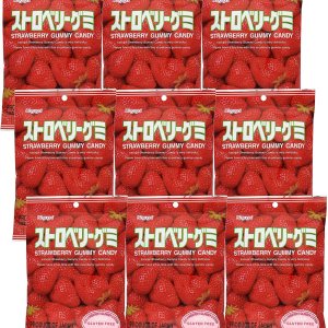 Kasugai Caramelo de gomitas de fresa 3.77oz (paquete de 9) Kasugai Caramelo de gomitas de fresa 3.77oz (paquete de 9)