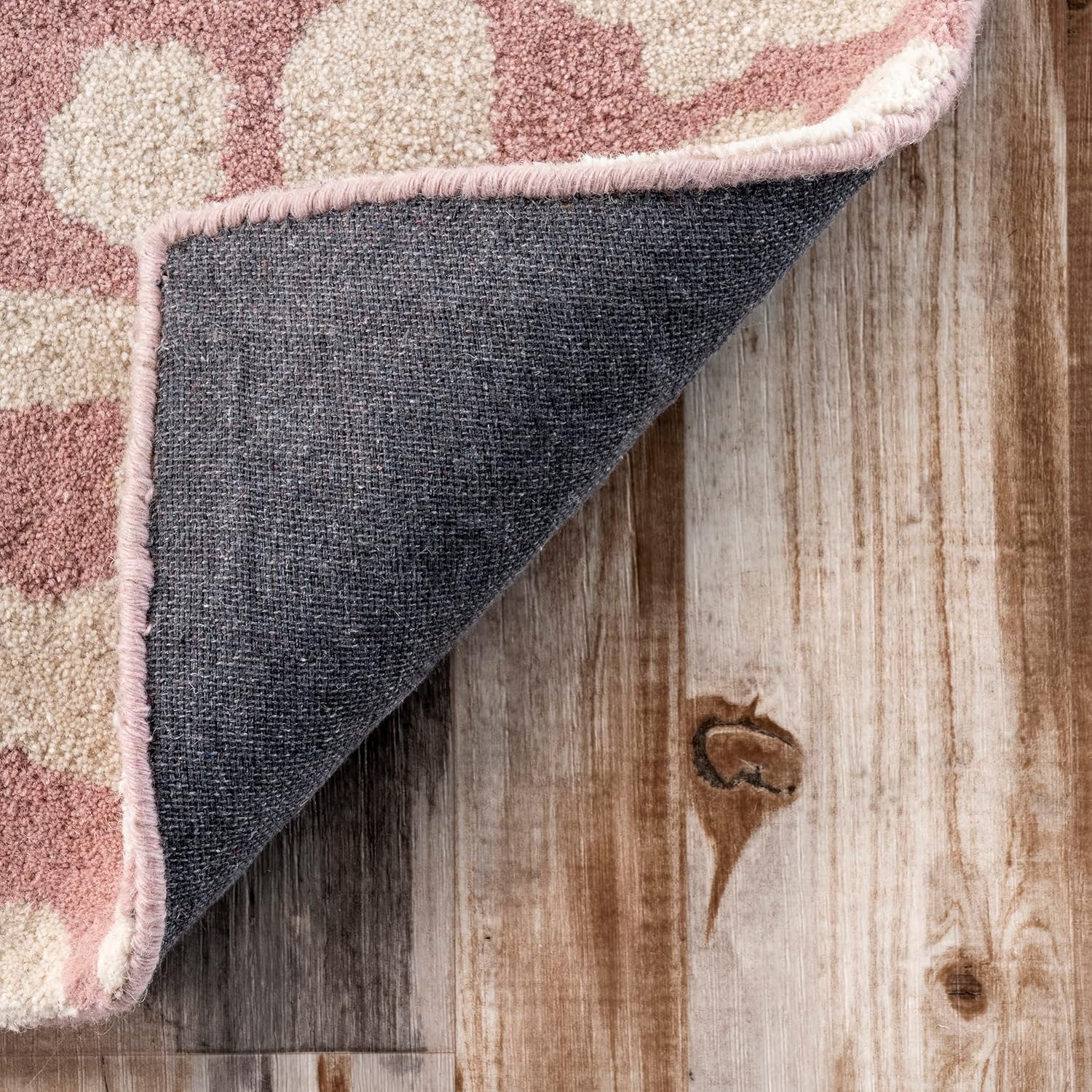 nuLOOM Rorie – Alfombra de lana con estampado de leopardo, 2 x 8 pies, color melocotón