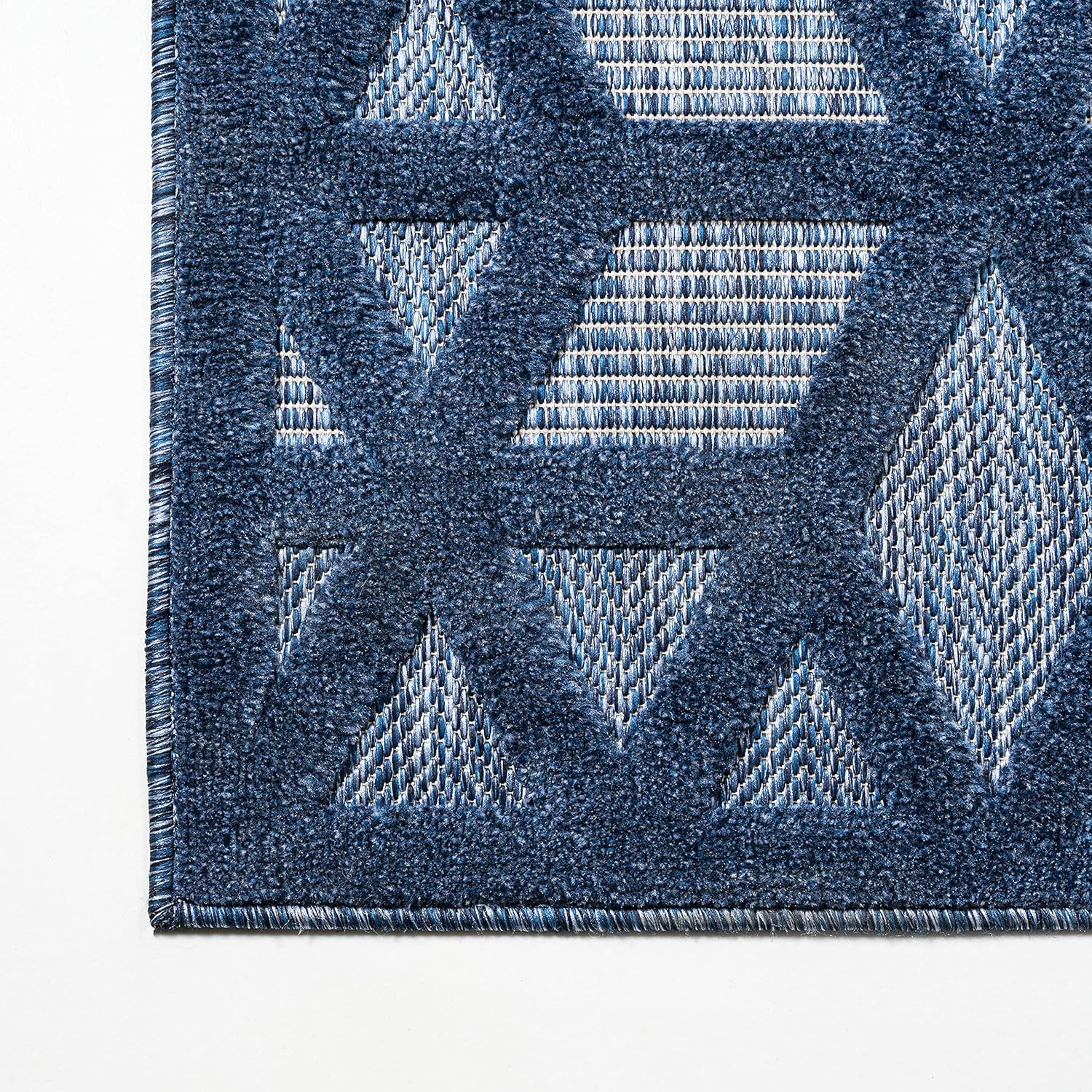 JONATHAN Y IBZ102B-5SQ Talaia – Alfombra geométrica neutra para interiores y exteriores, estilo bohemio, geométrico, fácil limpieza, dormitorio,