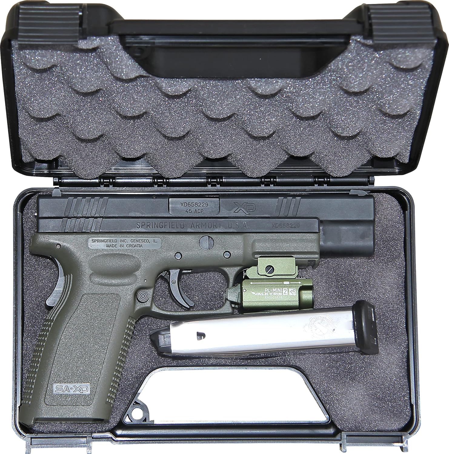 MTM 803R – Estuche para pistola individual de hasta 3 pulgadas, fabricado en Estados Unidos, negro