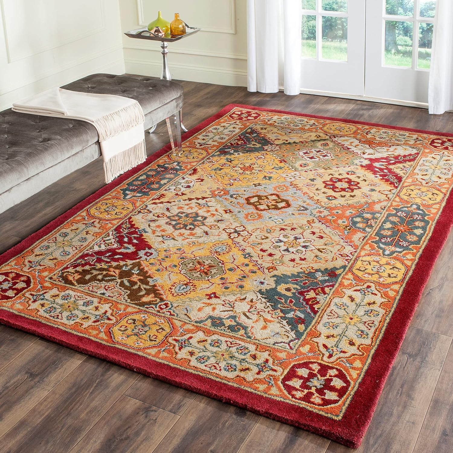 SAFAVIEH Heritage Collection HG512A – Alfombra de pasillo de lana oriental tradicional de primera calidad, 2 pies 3 pulgadas x 10 pies