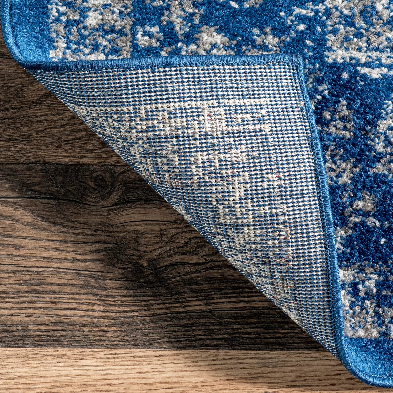 nnuLOOM Verona – Alfombra decorativa persa envejecida, de 2 x 3 pies, color azul oscuro