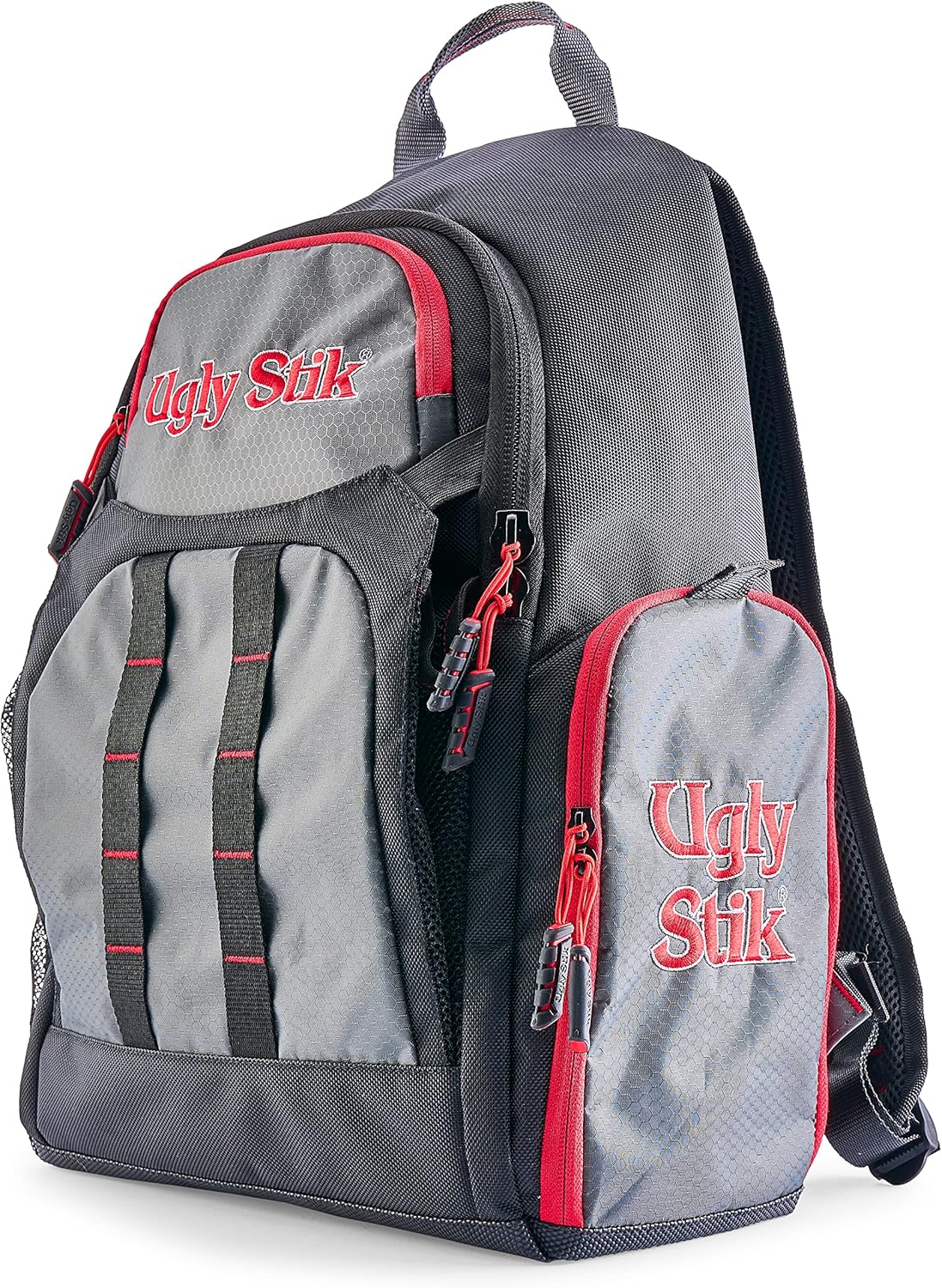 Plano Molding Ugly Stik 3600 Mochila de pesca, incluye 2 cajas de aparejos 3650 StowAway, mochila de aparejos de pesca con correas acolchadas para