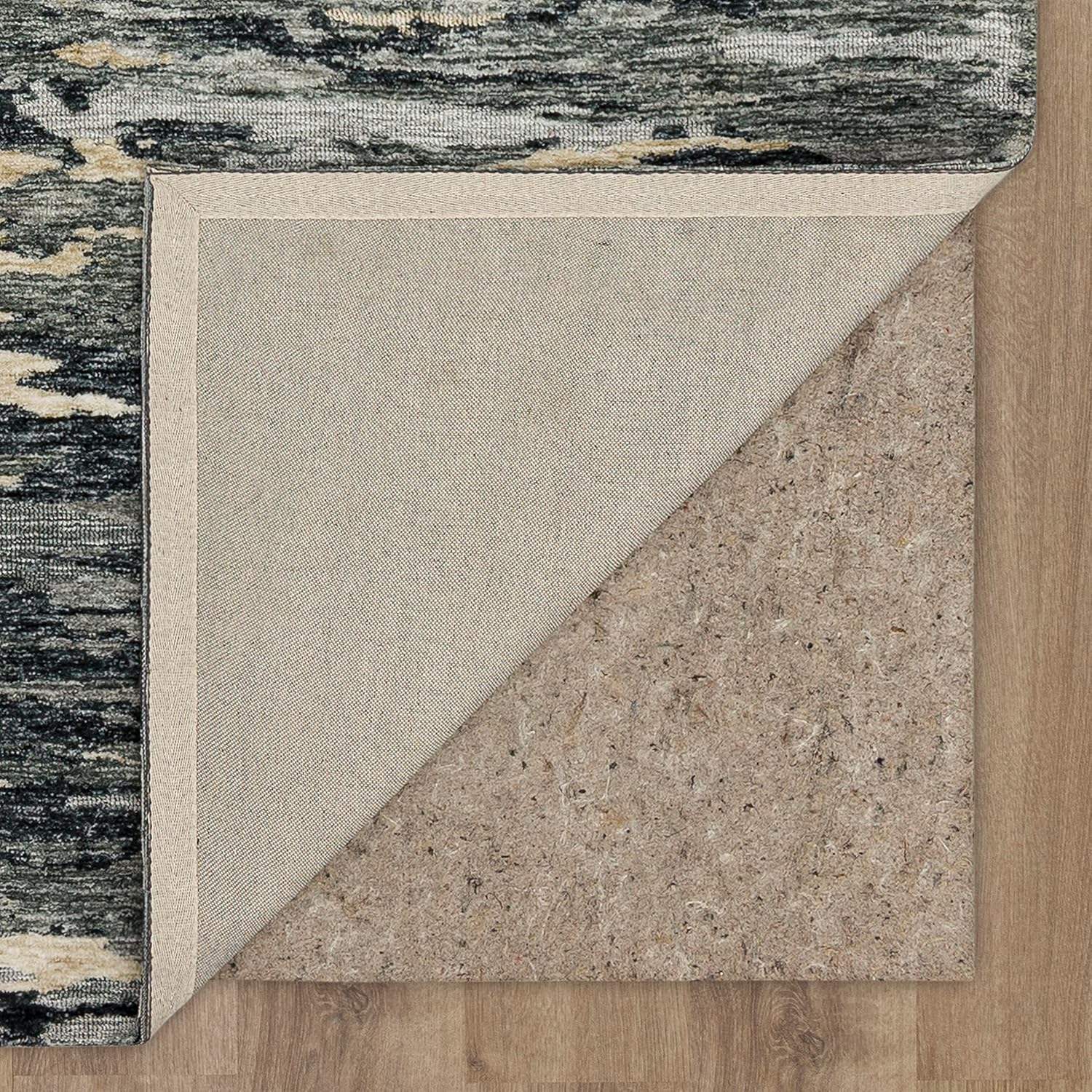 Scott Living by Drew & Jonathan Huron – Alfombra moderna abstracta a rayas color carbón de 2 pies 4 pulgadas x 7 pies 10 pulgadas, perfecta para