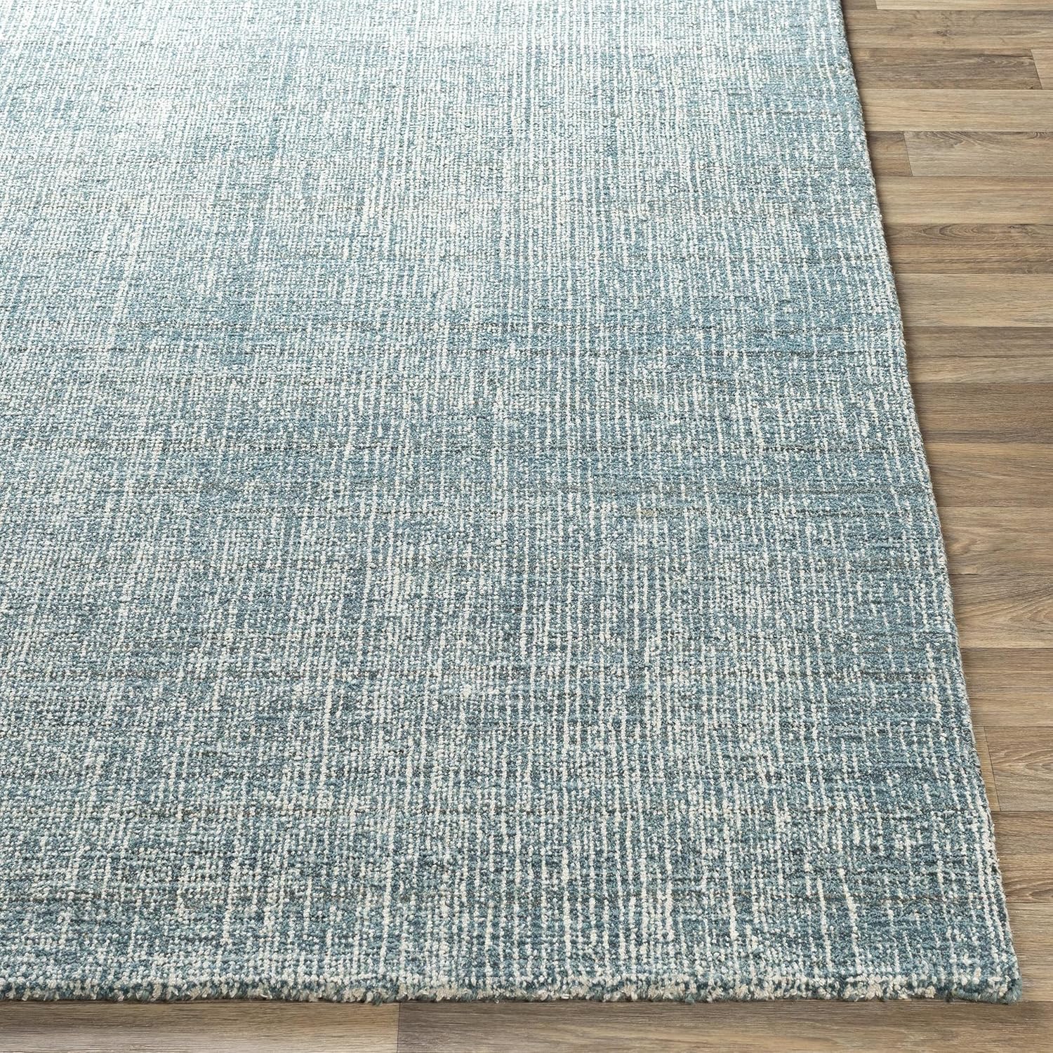Mark&Day – Alfombras Giles de 4 x 6 pies, alfombra moderna color aguamarina, alfombra azul crema para sala de estar, dormitorio o cocina (4 x 6 pies)