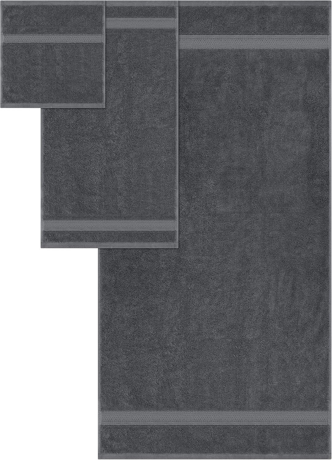 Utopia Towels Lavish – Juego de toallas de baño de 21.16 ozm (2 toallas de baño, 2 toallas de mano, 4 toallas faciales) con 1 bata de baño de forro