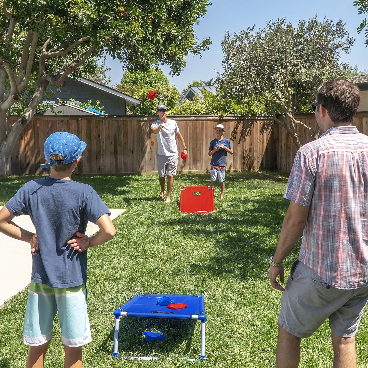 GoSports Juego de Cornhole portátil de 3 x 2 pies, juego de lanzamiento premium para niños y adultos, elige tu estilo
