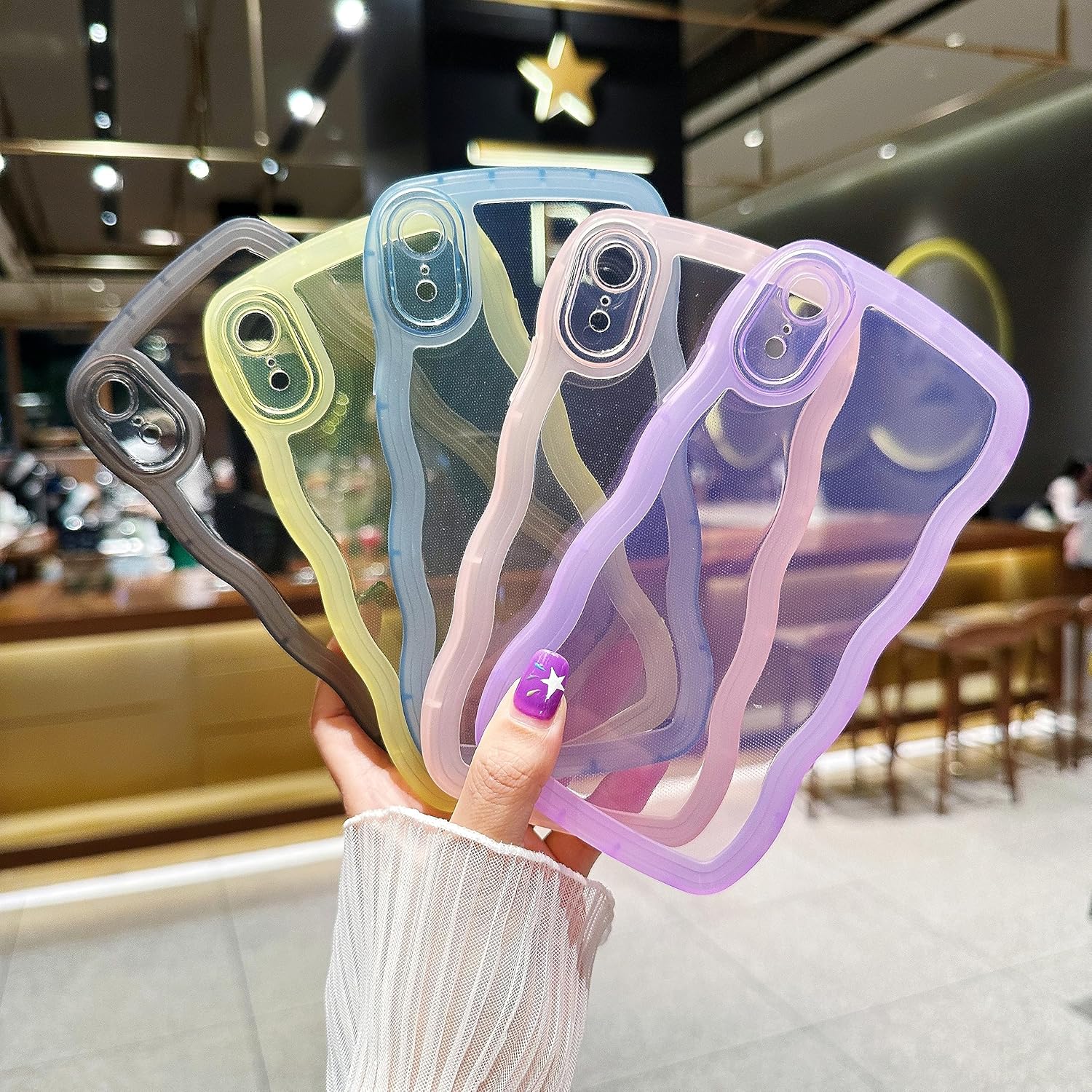XIQI Funda compatible con iPhone XR de 6.1 pulgadas, linda funda protectora de silicona suave a prueba de golpes para mujeres y niñas,