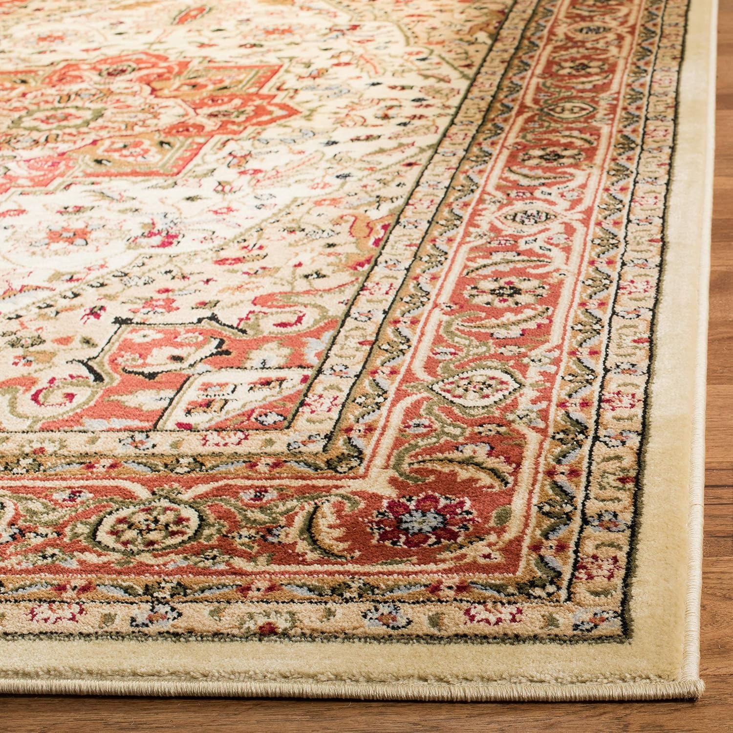 SAFAVIEH Lyndhurst Collection LNH330R – Alfombra decorativa de estilo tradicional oriental que no desprende pelusa, para sala de estar y dormitorio,
