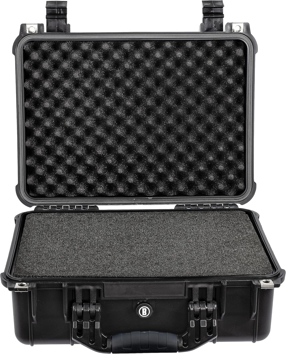 Bushnell Estuche rígido compacto impermeable de 16 pulgadas para binoculares, óptica, equipo, a prueba de golpes y listo para TSA (negro)