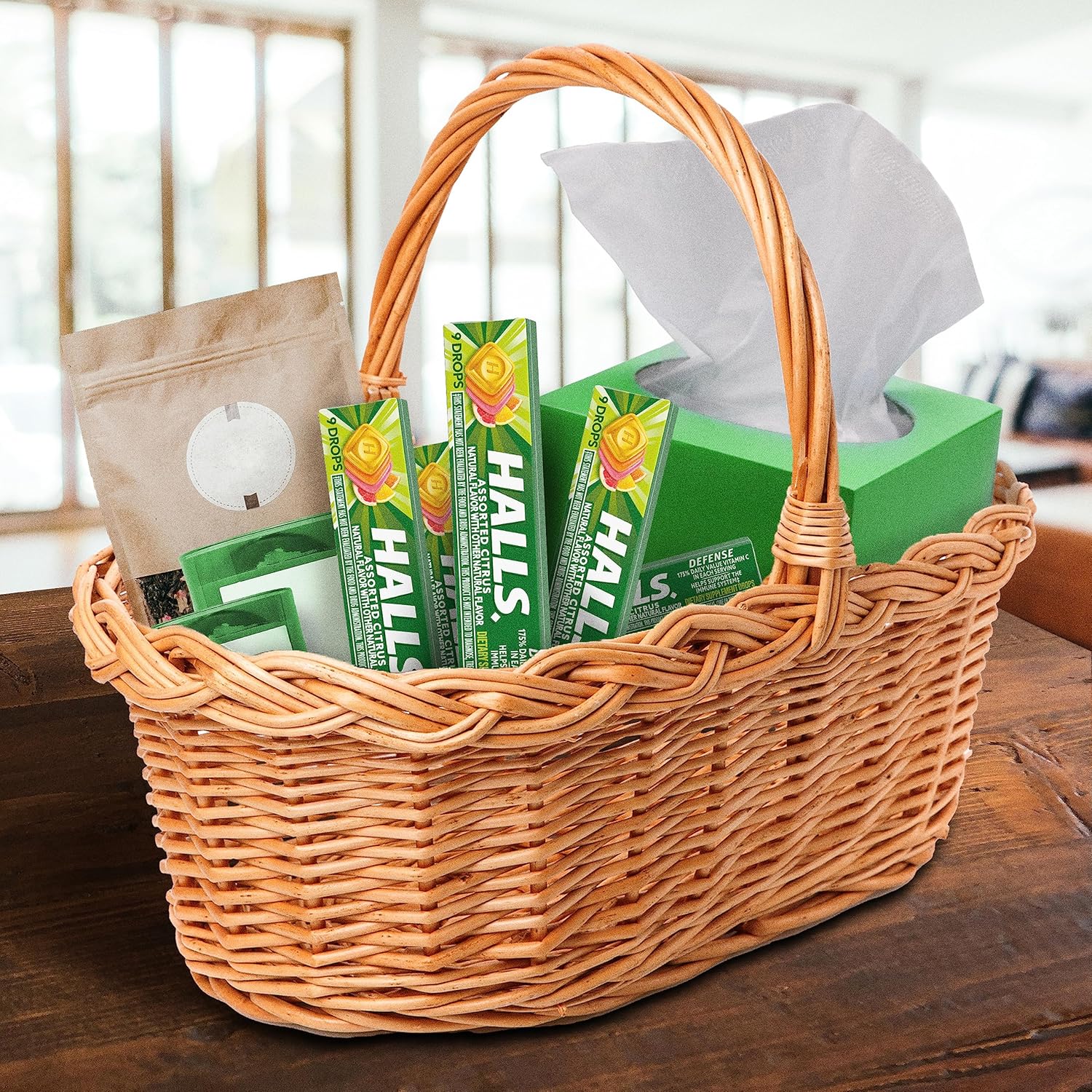 HALLS Defense – Gotas de vitamina C cítricas surtidas, 20 barras de 9 gotas (180 gotas en total)