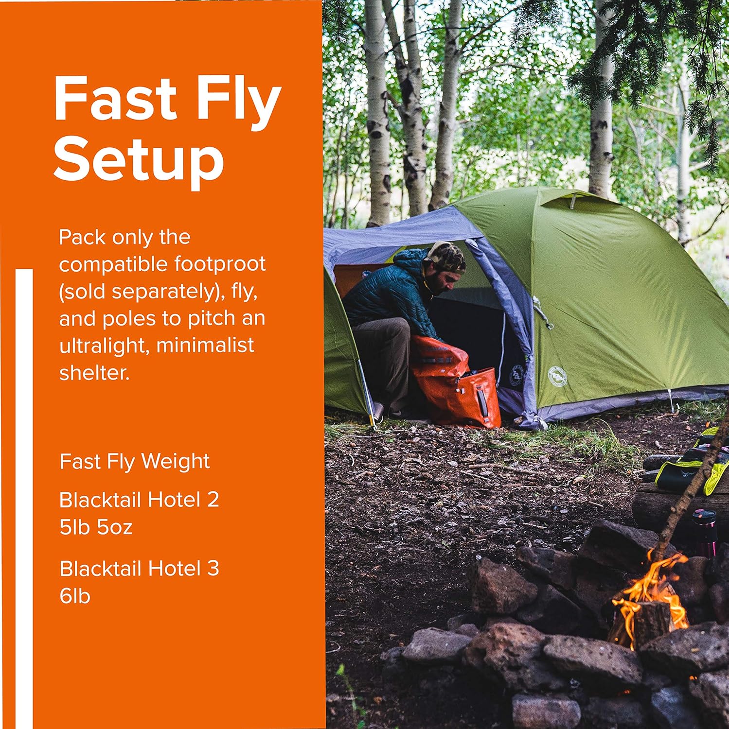 Big Agnes Blacktail Hotel Bikepacking Tiendas de campaña
