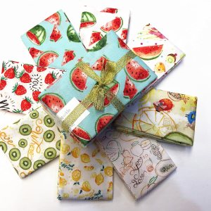 Stitch & Sparkle Paquete de 8 unidades de 18 x 21 pulgadas, afrutado, edredón, manualidades, costura Stitch & Sparkle Paquete de 8 unidades de 18 x 21 pulgadas, afrutado, edredón, manualidades, costura