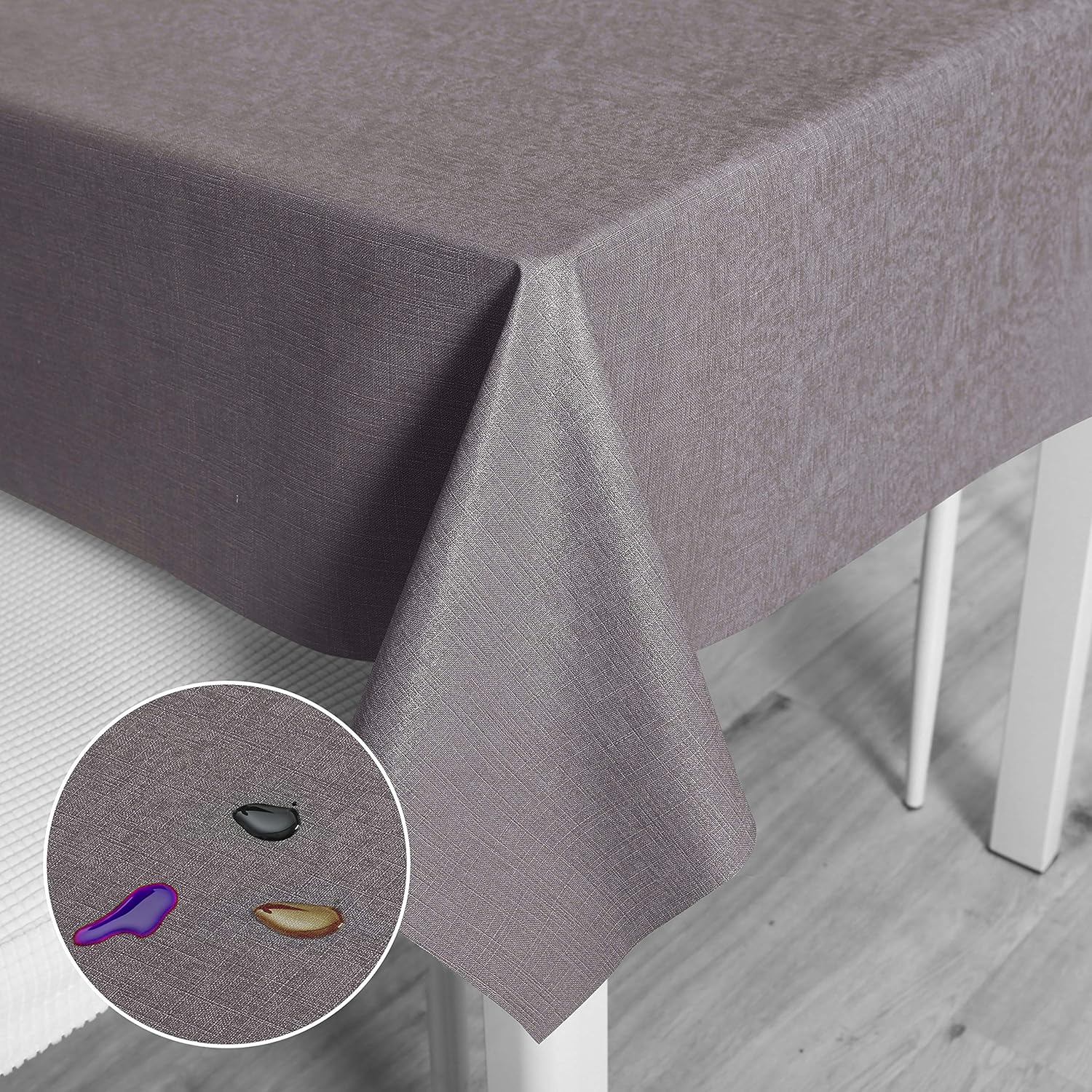 Obstal – Mantel de PVC a prueba de aceite, a prueba de derrames, impermeable, para uso en interiores y exteriores