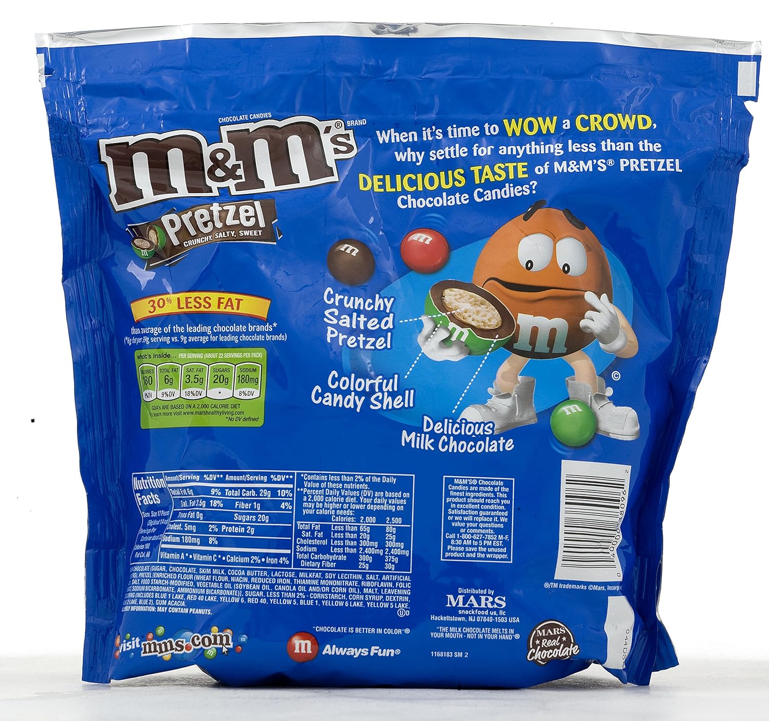 M&M’s Pretzel Chocolate Candy Bolsa de 30 onzas