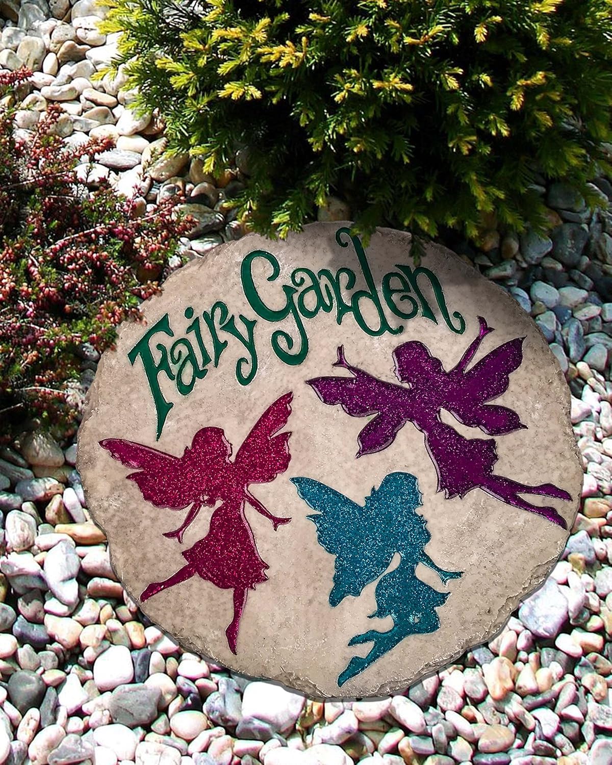Spoontiques – Decoración de jardín – If Love Could Have Saved You Stepping Stone – Piedra decorativa para jardín