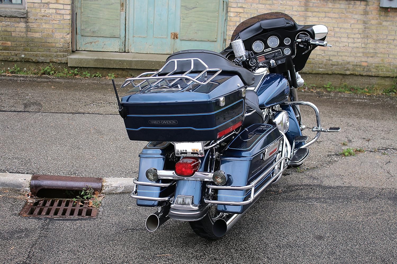 AntennaMastsRus – El original de 6 34 pulgadas es compatible con Harley Davidson Street Glide (1989-2023) – Paquete de 1 – Antena de goma corta –