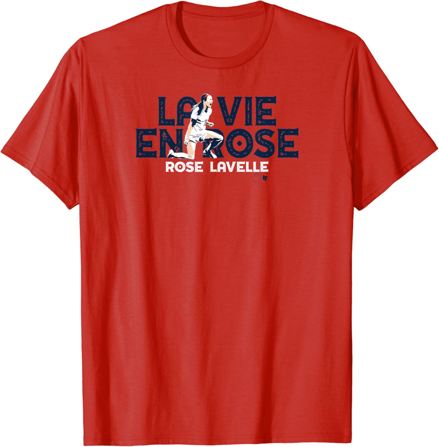 Camiseta con licencia oficial de Rose Lavelle – La Vie En Rose, Rojo, S