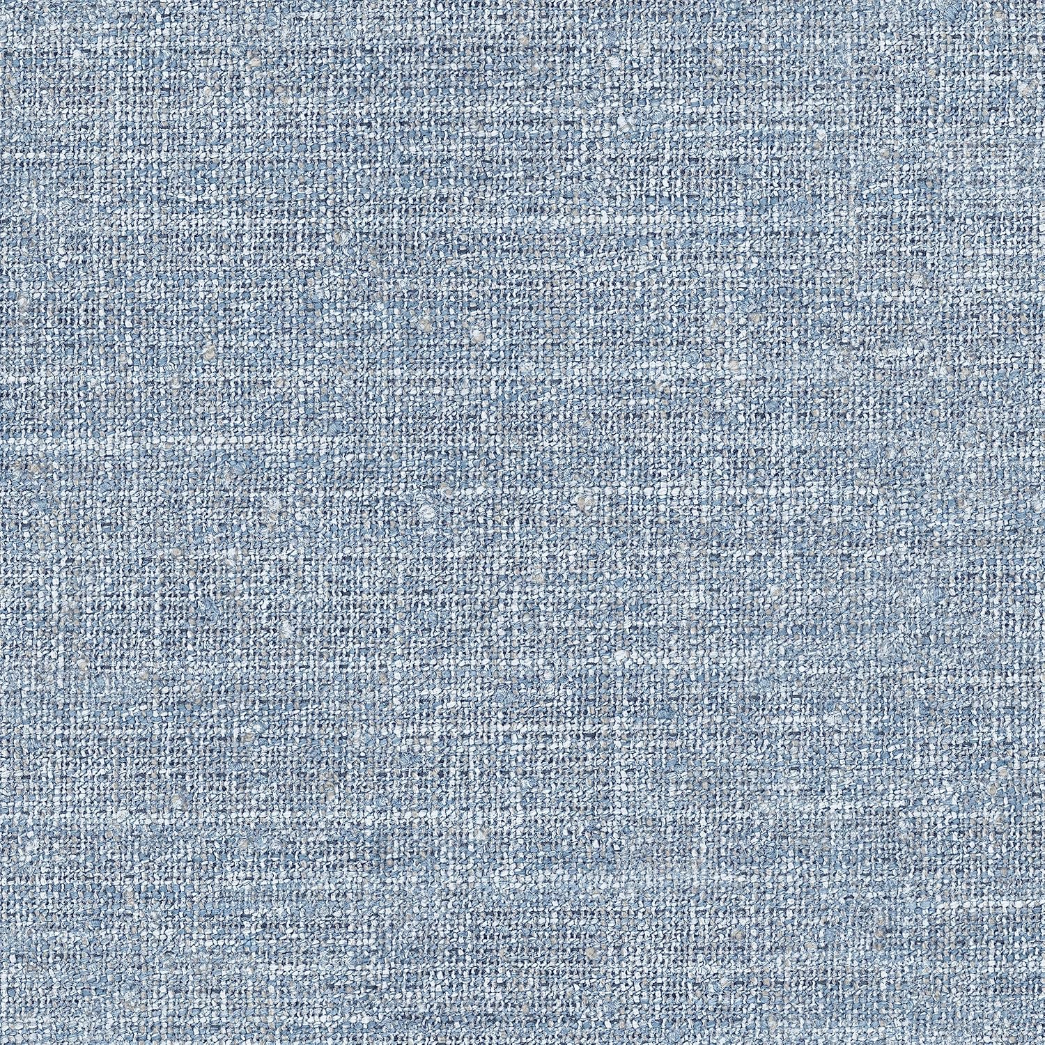 RoomMates Papel pintado de tweed azul