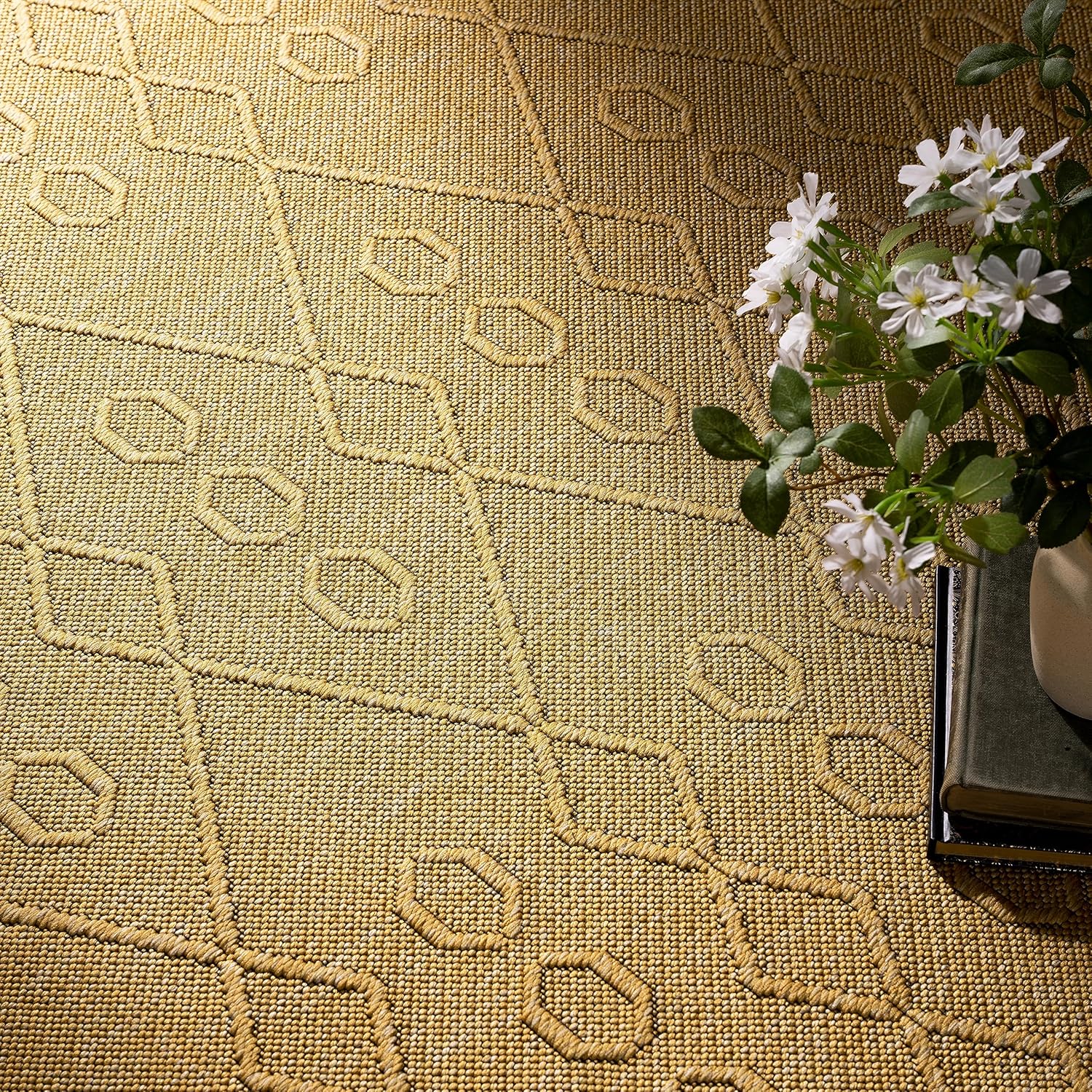 Alfombra de pasillo lavable a máquina y antideslizante de 2 x 8 pies para pasillo, entrada, cocina  70% algodón, dorado 2 pies 3 pulgadas x 7 pies 7