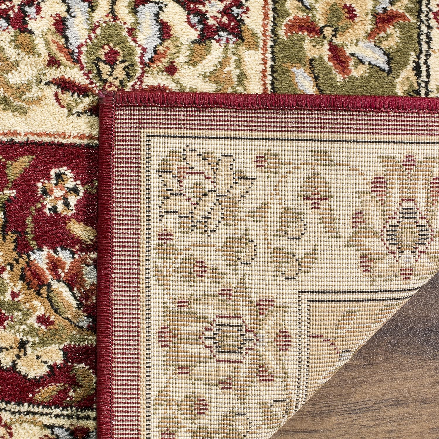 SAFAVIEH Lyndhurst Collection LNH318A – Alfombra cuadrada de 8 pies, diseño tradicional oriental que no desprende pelusa, para sala de estar,