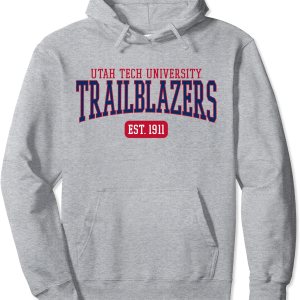Sudadera con capucha Utah Tech Trailblazers Est. Date, Gris Sudadera con capucha Utah Tech Trailblazers Est. Date, Gris