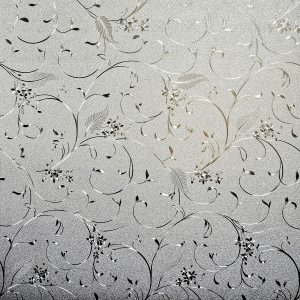 PROTINT WINDOWS Película decorativa de flores elegantes de diseñador, adherencia estática autoadhesiva PROTINT WINDOWS Película decorativa de flores elegantes de diseñador, adherencia estática autoadhesiva