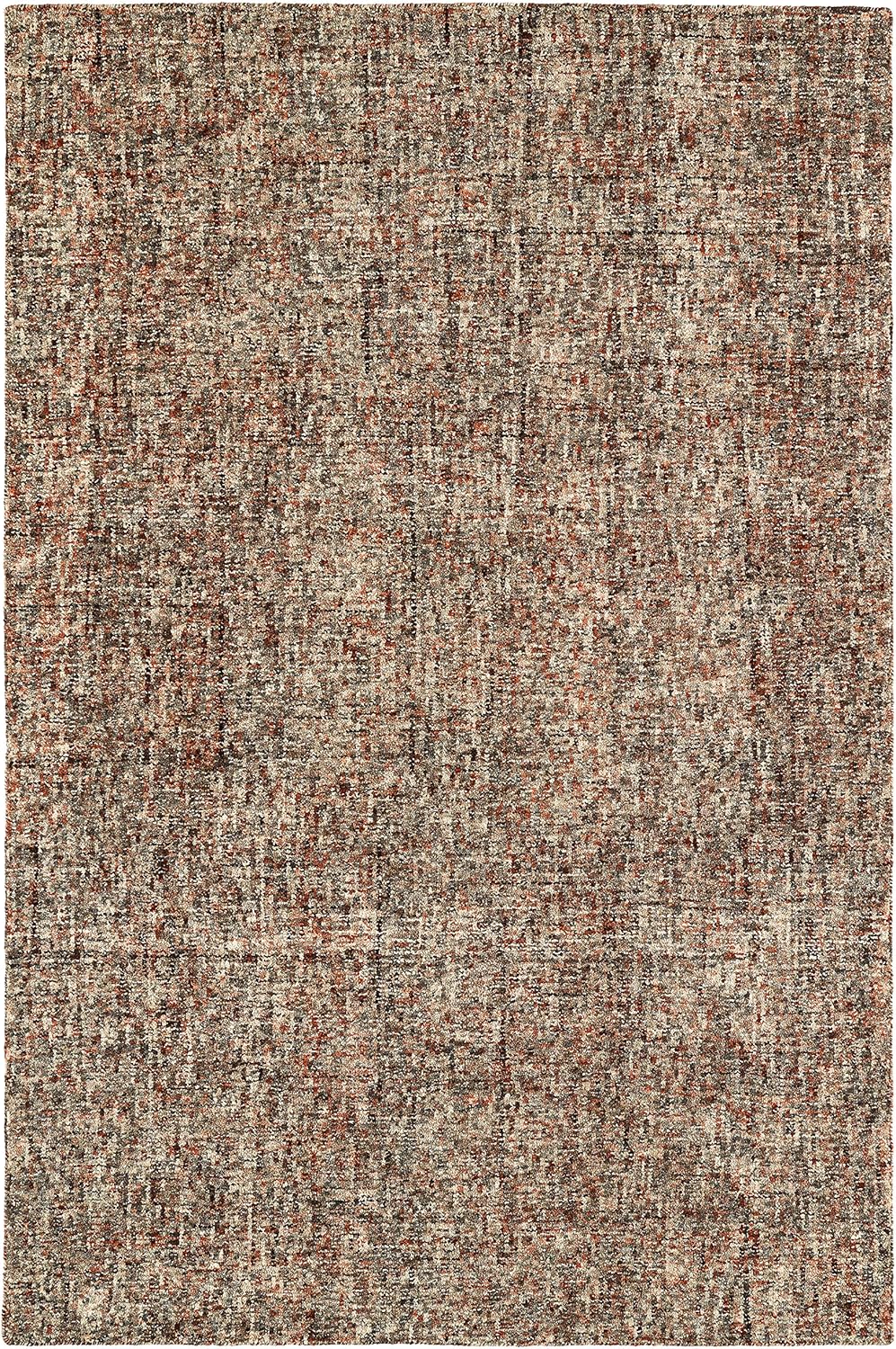 Addison Eastman – Alfombra de área de 8 x 10 pies color óxido liso abigarrado