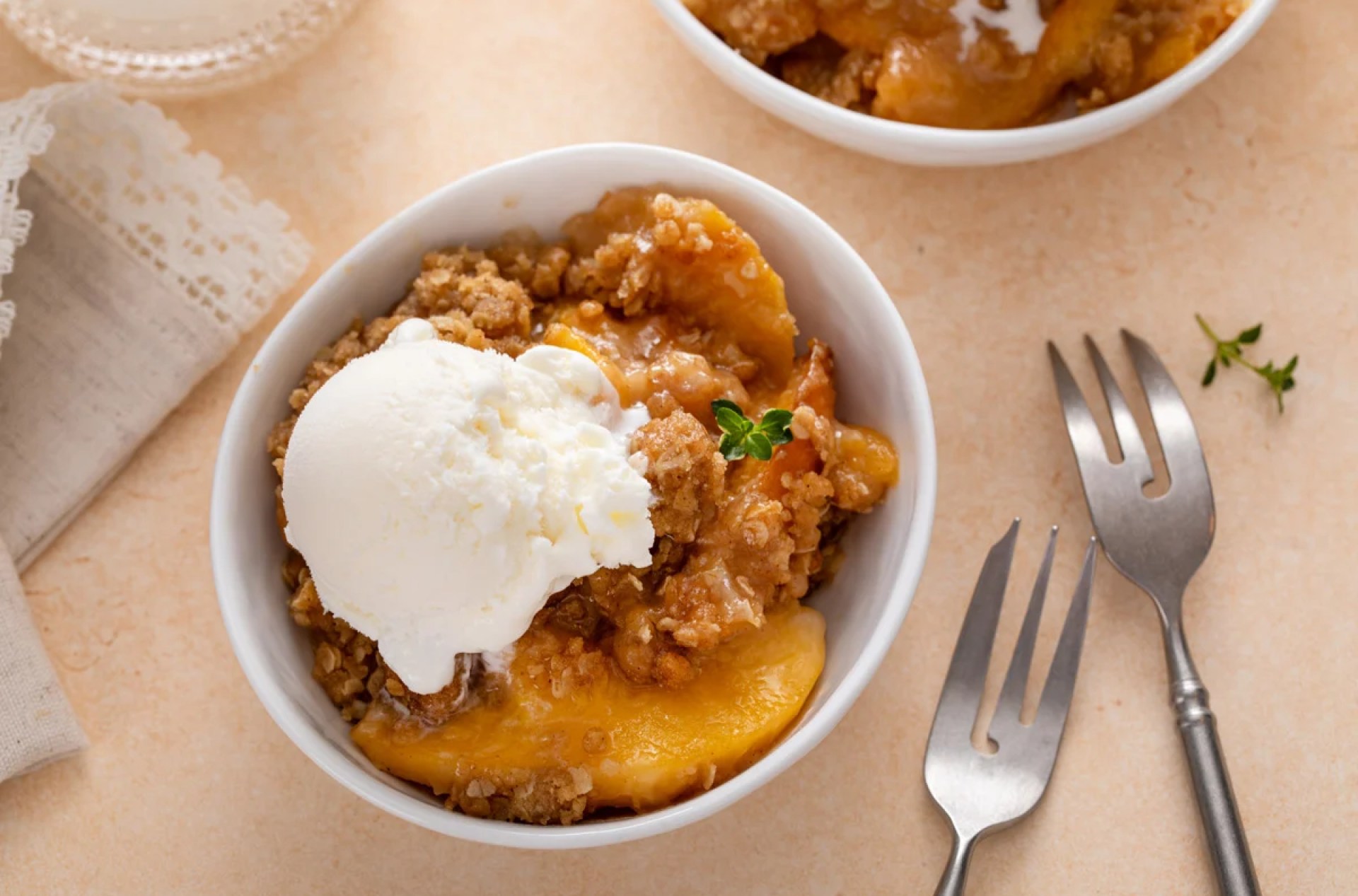 Peach Crisp | My Baking Dependancy Peach Crisp | My Baking Dependancy