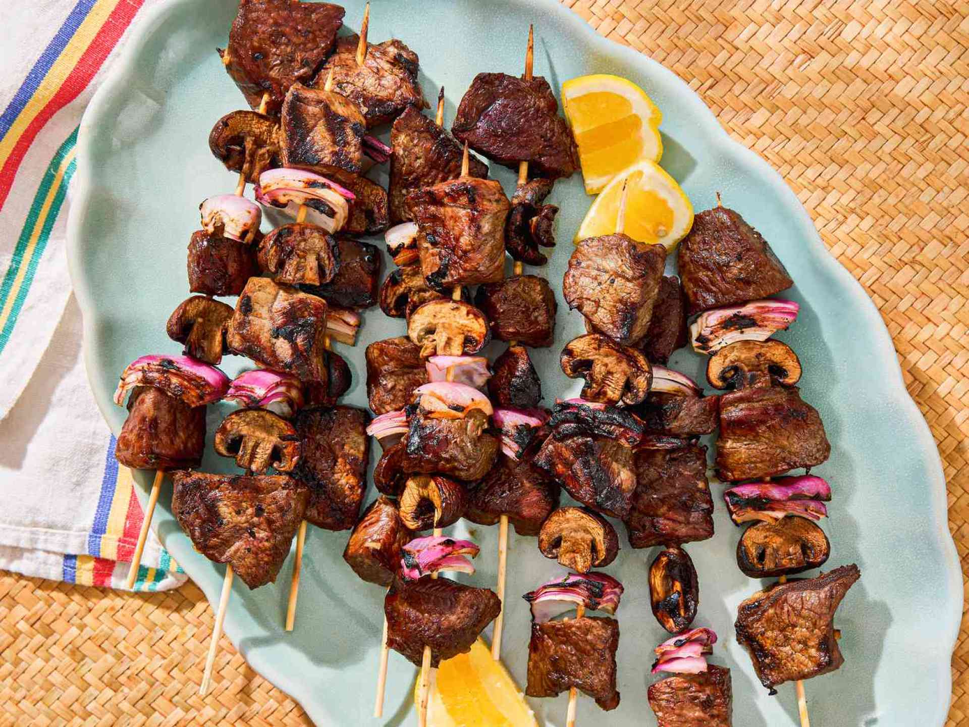 Grilled Steak Kebabs That Style Like a Night time Out Grilled Steak Kebabs That Style Like a Night time Out