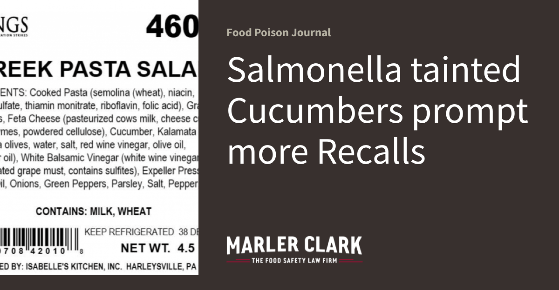 Salmonella tainted Cucumbers immediate extra Remembers Salmonella tainted Cucumbers immediate extra Remembers
