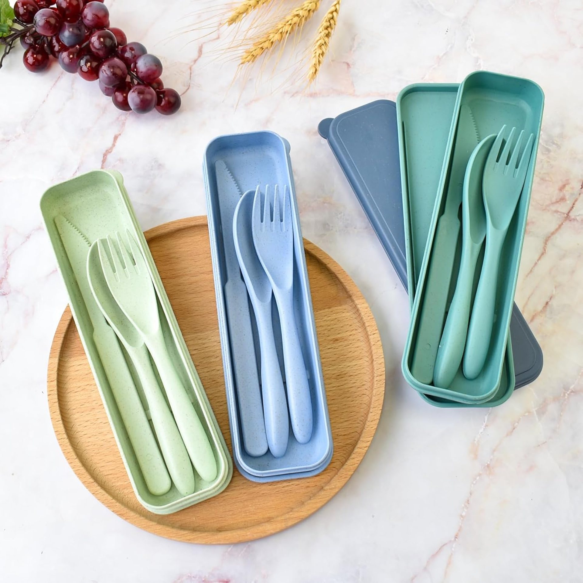 4 Set Reusable Utensils Set with Case, Journey Utensils with Case, Reusable Plastic Spoons and Forks Units for Lunch Field Equipment, Moveable Cutlery Set for Youngsters Adults Picnic Tenting Work Use 4 Set Reusable Utensils Set with Case, Journey Utensils with Case, Reusable Plastic Spoons and Forks Units for Lunch Field Equipment, Moveable Cutlery Set for Youngsters Adults Picnic Tenting Work Use