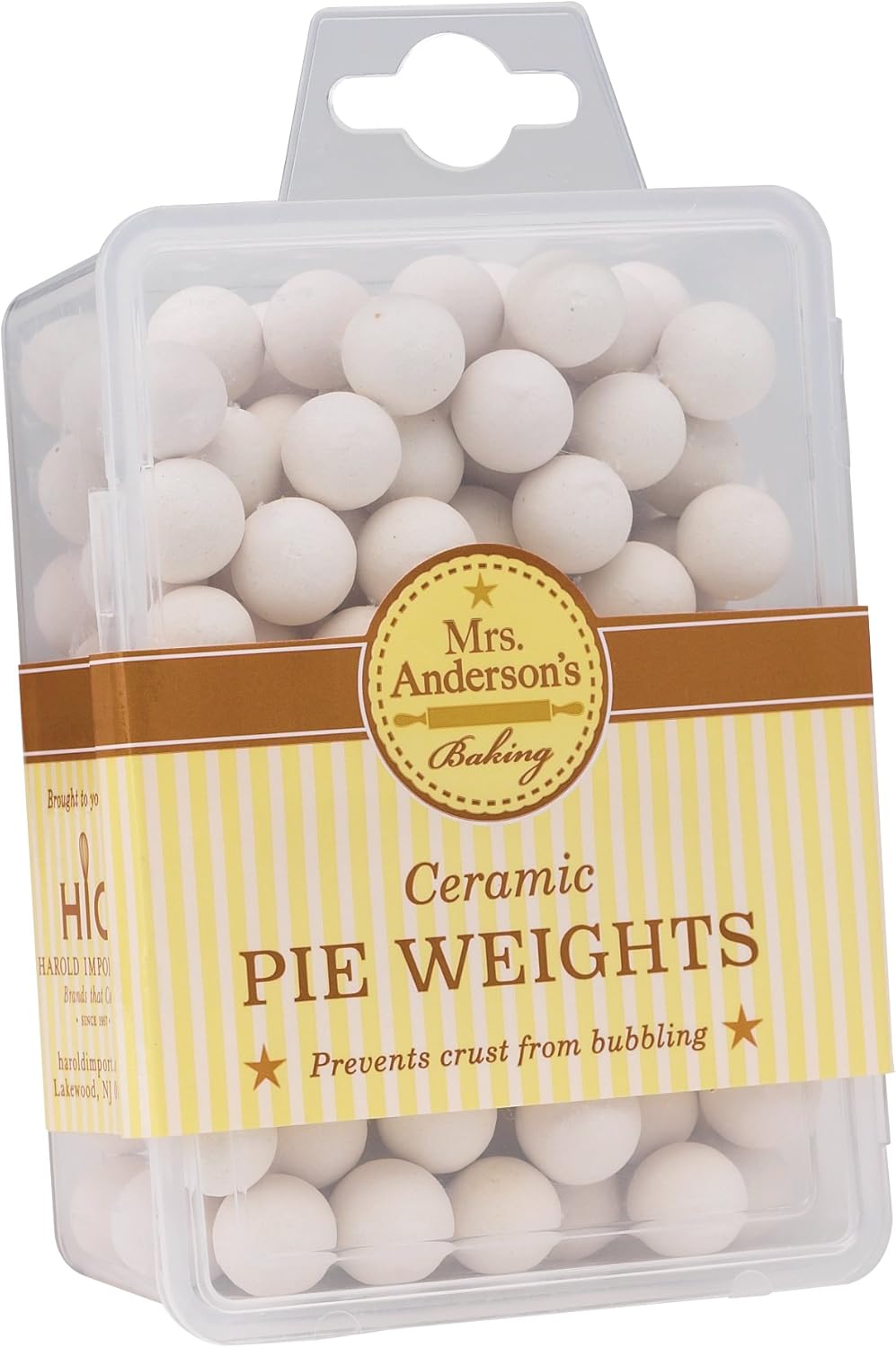 Mrs. Anderson’s Baking Ceramic Pie Crust Weights, Pure Ceramic Stoneware Mrs. Anderson’s Baking Ceramic Pie Crust Weights, Pure Ceramic Stoneware