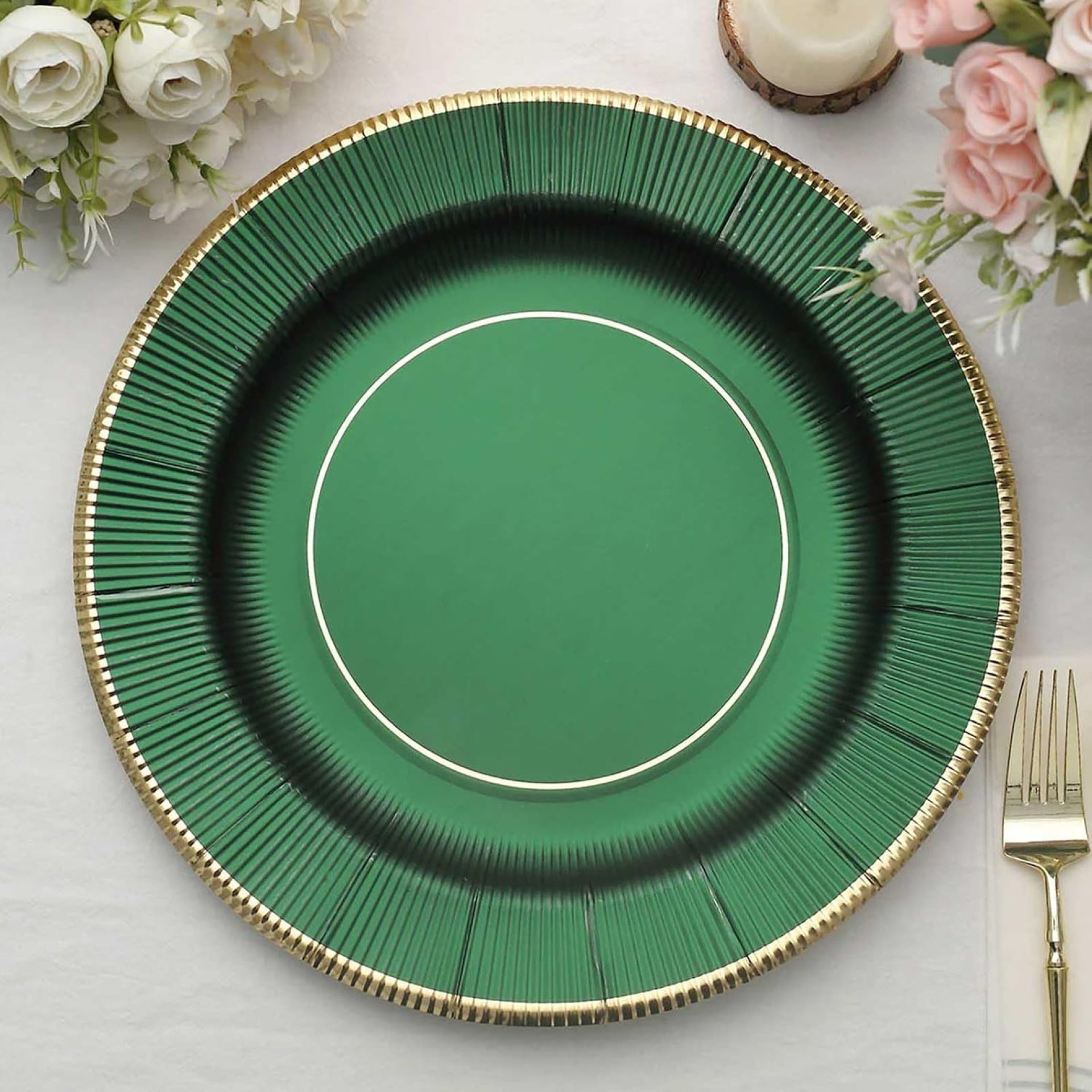 Efavormart 25 Pack | 13″ Metallic Hunter Emerald Inexperienced Sunray Disposable Serving Plates, Heavy Obligation Paper Charger Plates – 350 GSM Efavormart 25 Pack | 13″ Metallic Hunter Emerald Inexperienced Sunray Disposable Serving Plates, Heavy Obligation Paper Charger Plates – 350 GSM