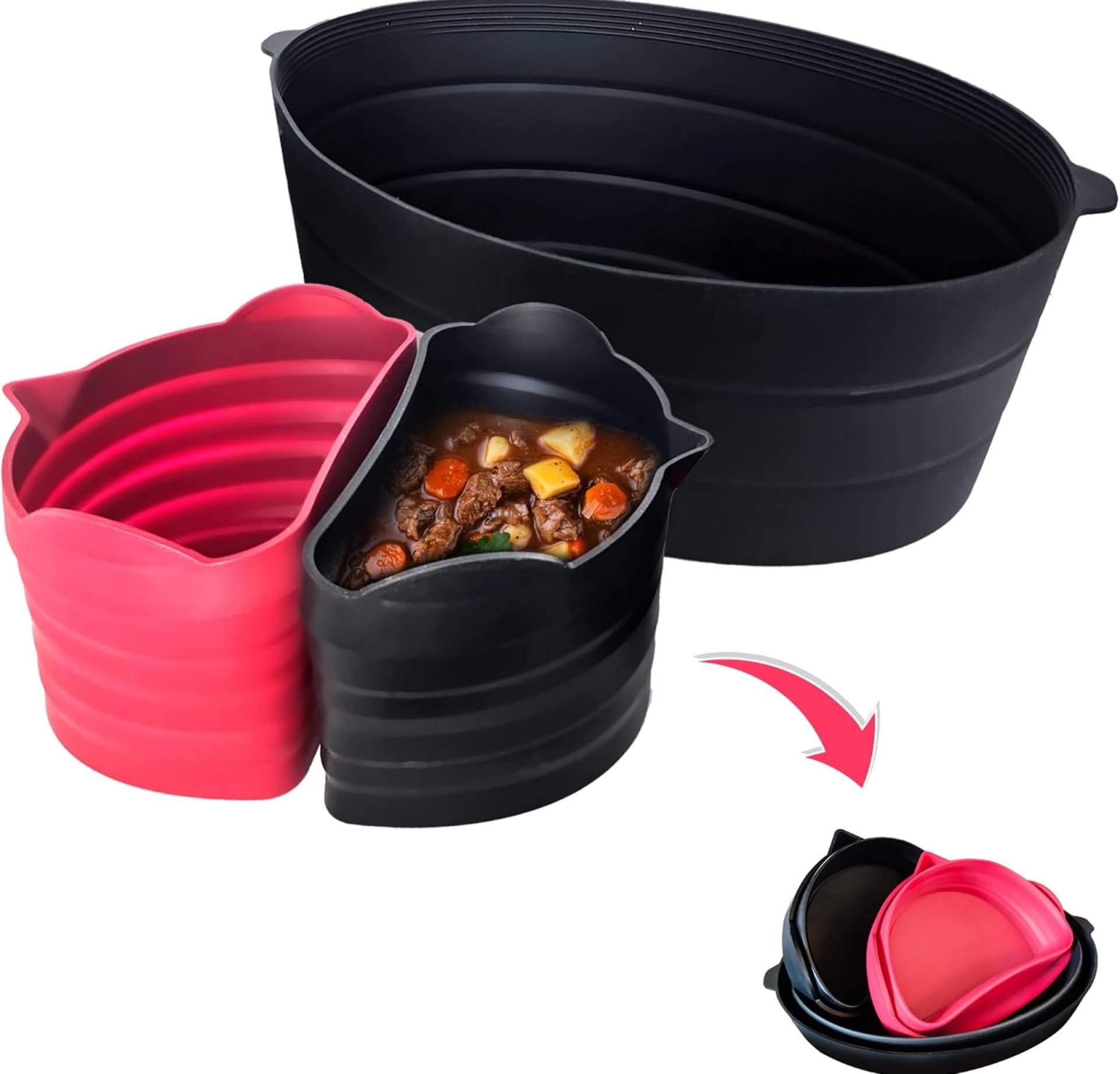 3 pcs BUNDLE: Crock Pot Liners Silicone & silicone crockpot divider, Meals Grade, BPA- Free, Simple to scrub, Crockpot liner Reusable, leakproof & dishwasher protected crockpot liners 7qt-8qt. 3 pcs BUNDLE: Crock Pot Liners Silicone & silicone crockpot divider, Meals Grade, BPA- Free, Simple to scrub, Crockpot liner Reusable, leakproof & dishwasher protected crockpot liners 7qt-8qt.